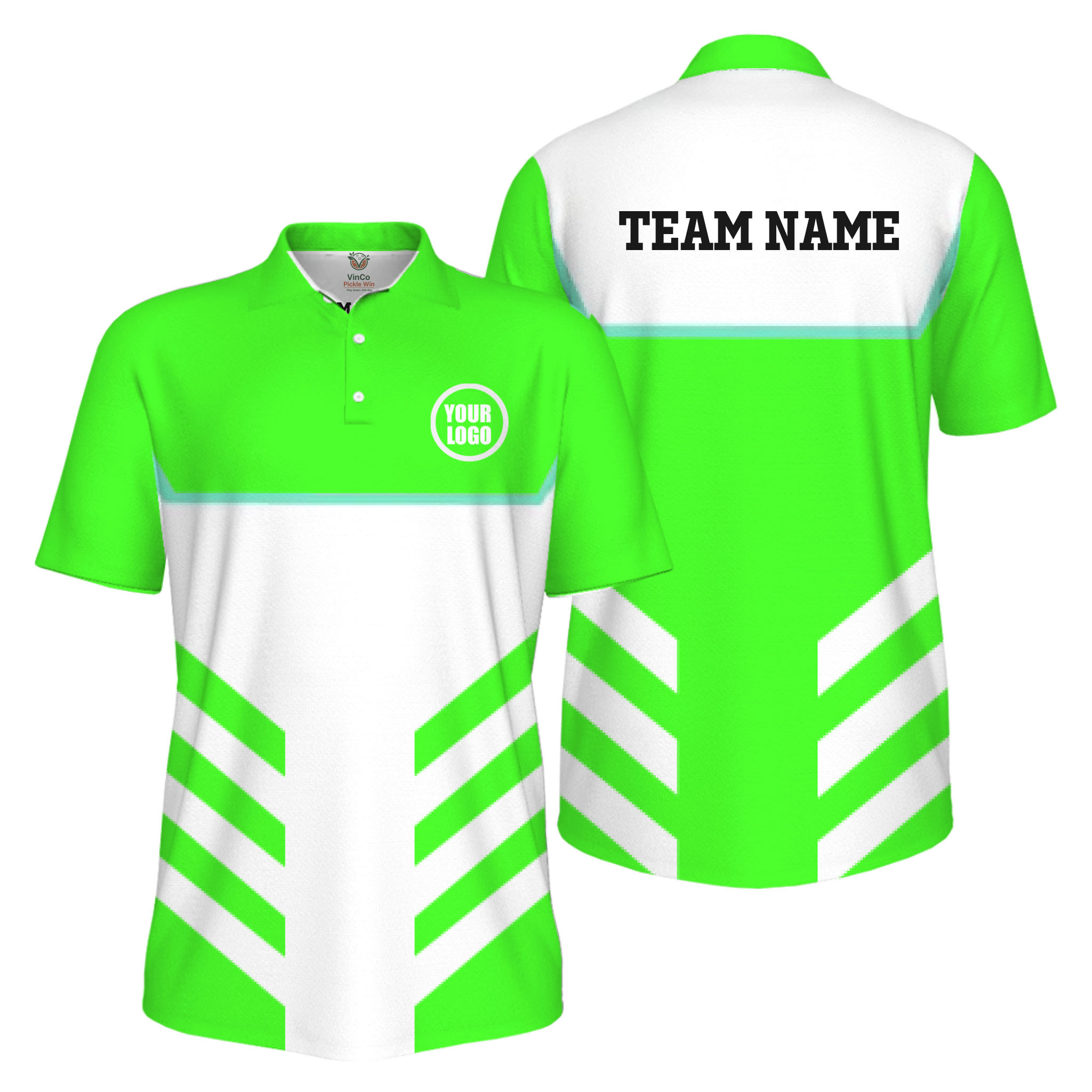 Picklewin Custom Pickleball Team UV Protection Men Polo Shirts