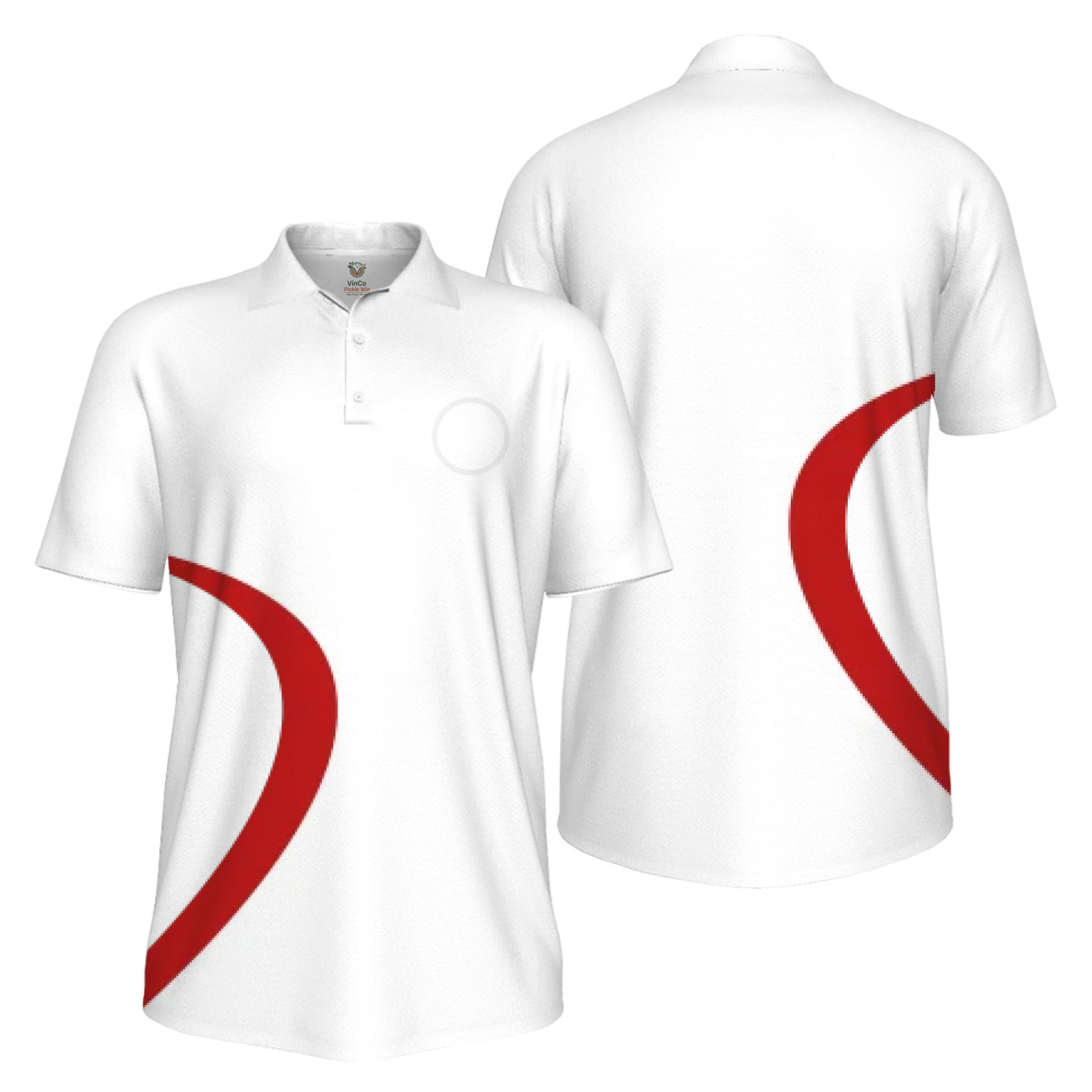 Picklewin Custom Pickleball Team UV Protection Mens Polo Shirt
