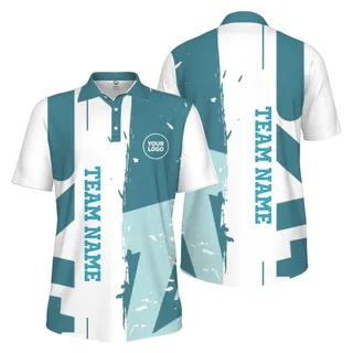 Picklewin Custom Pickleball Tournament Men Polo Shirt With Logo And Name