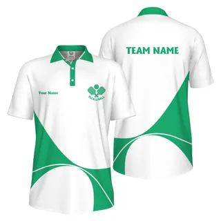 Picklewin Custom Pickleball Tournament UV Protection Men Polo Shirt For Teams