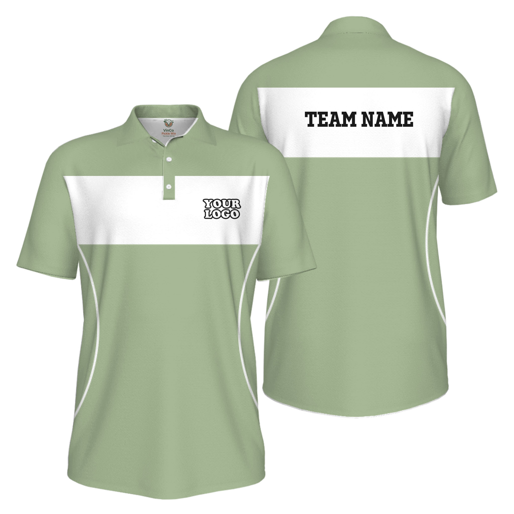 Picklewin Custom Sport UV Protection Men Polo Shirt With Logo And Team Name