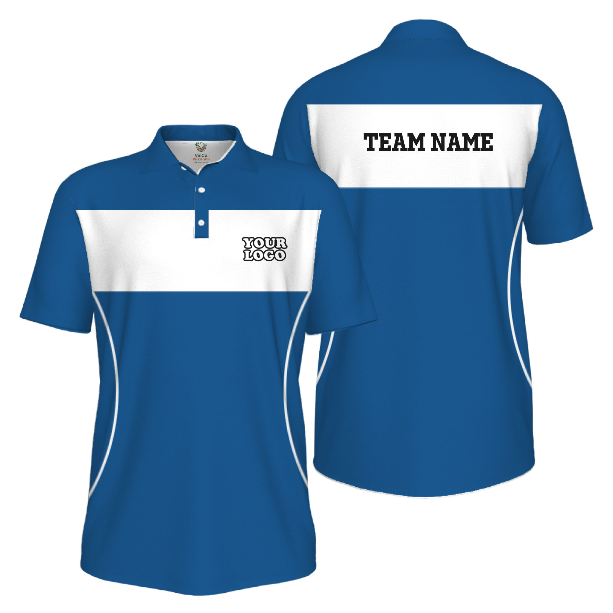 Picklewin Custom Sport UV Protection Men Polo Shirt With Logo And Team Name