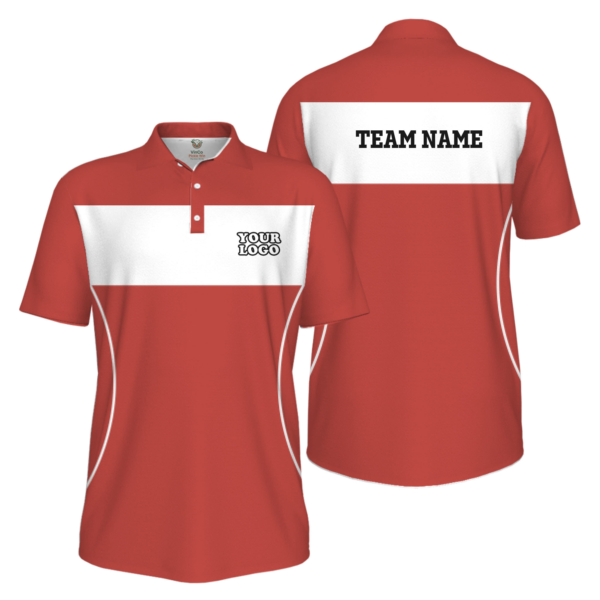 Picklewin Custom Sport UV Protection Men Polo Shirt With Logo And Team Name