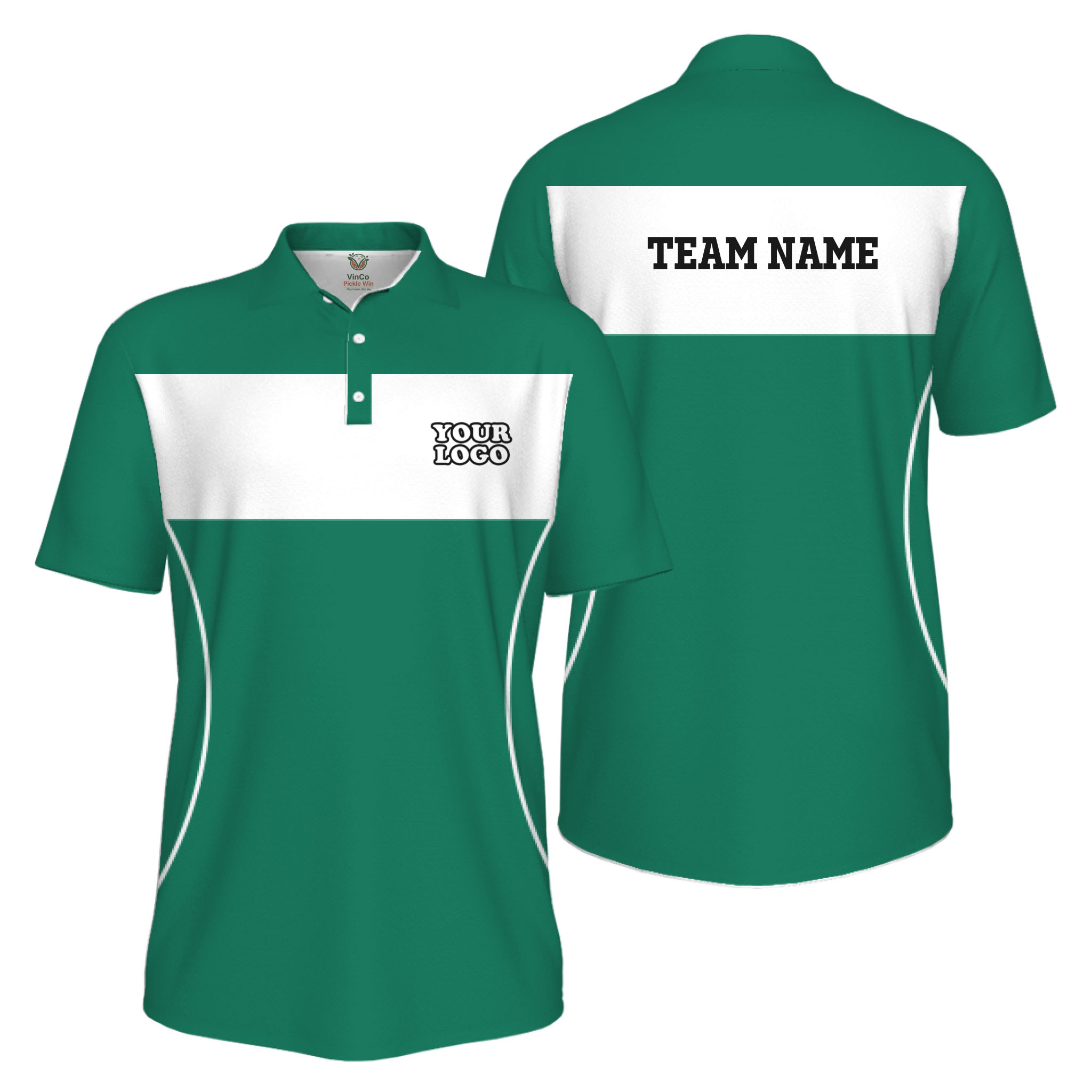 Picklewin Custom Sport UV Protection Men Polo Shirt With Logo And Team Name