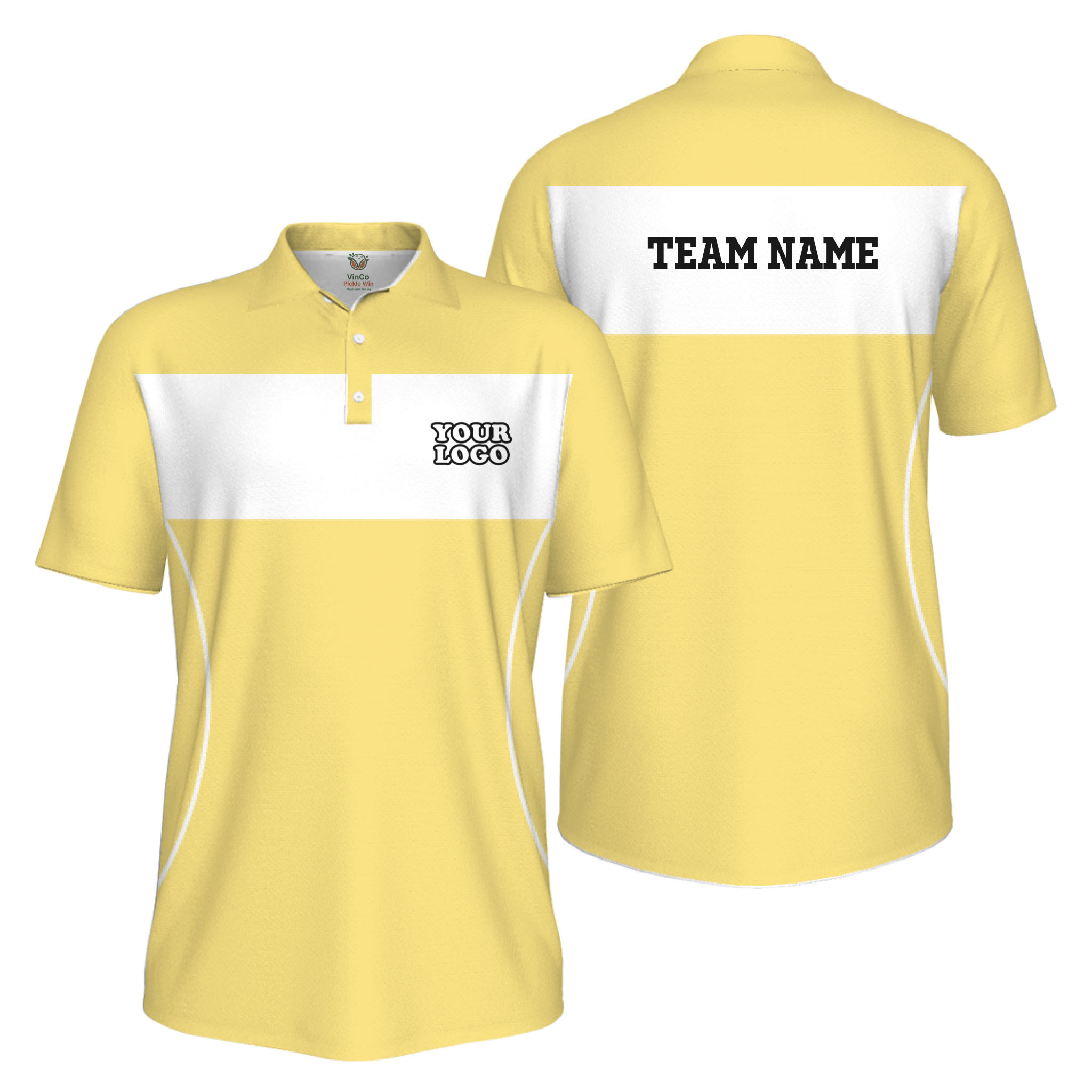 Picklewin Custom Sport UV Protection Men Polo Shirt With Logo And Team Name