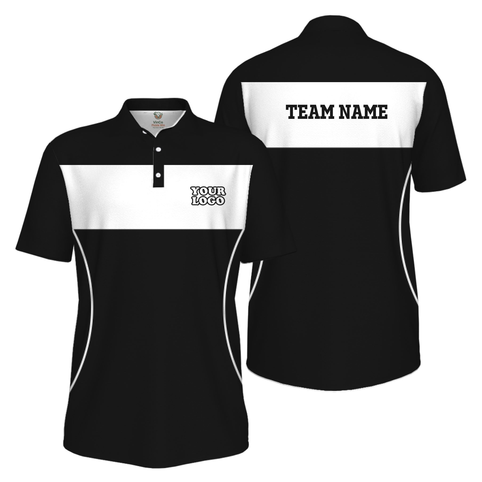 Picklewin Custom Sport UV Protection Men Polo Shirt With Logo And Team Name