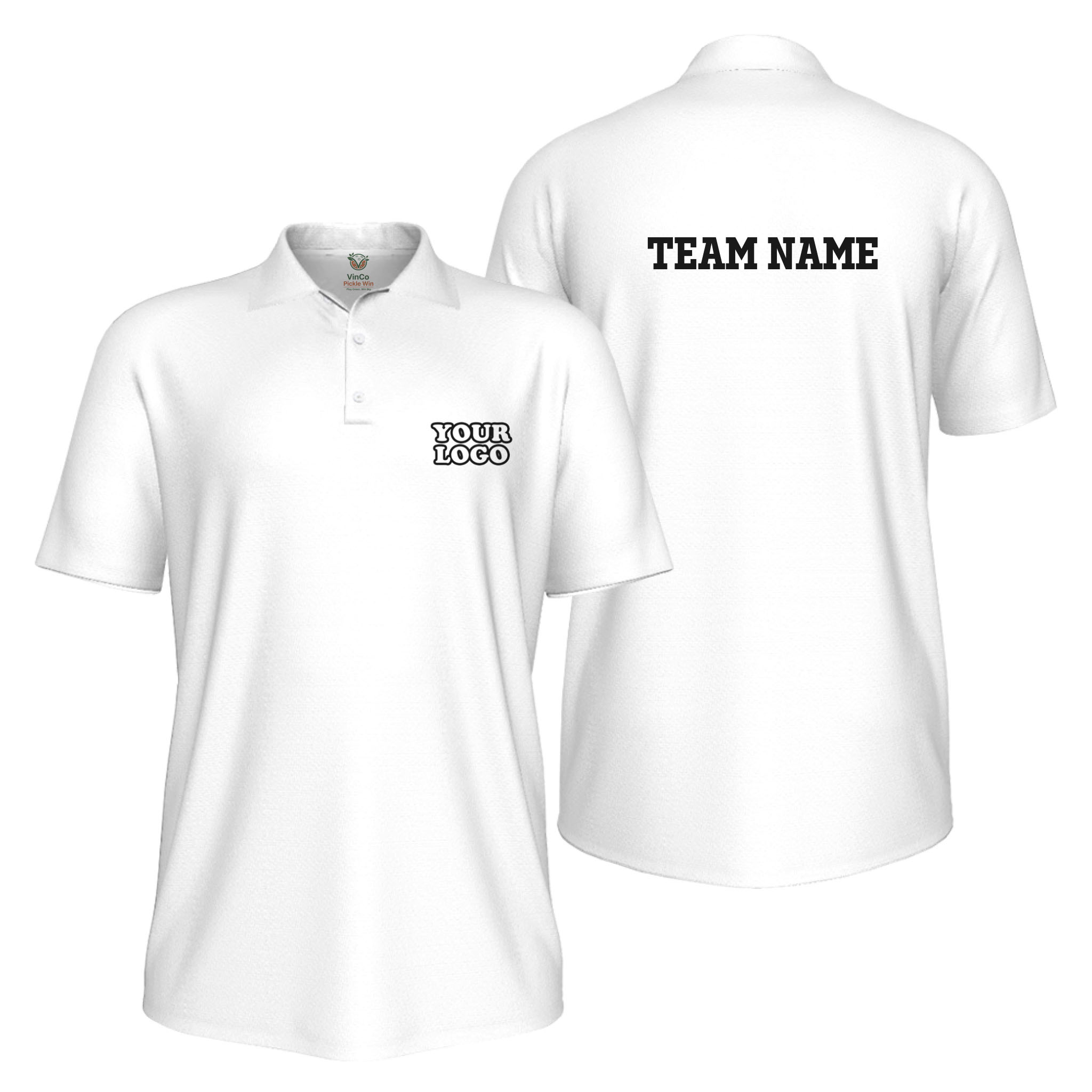 Picklewin Custom Sport UV Protection Men Polo Shirt With Logo And Team Name