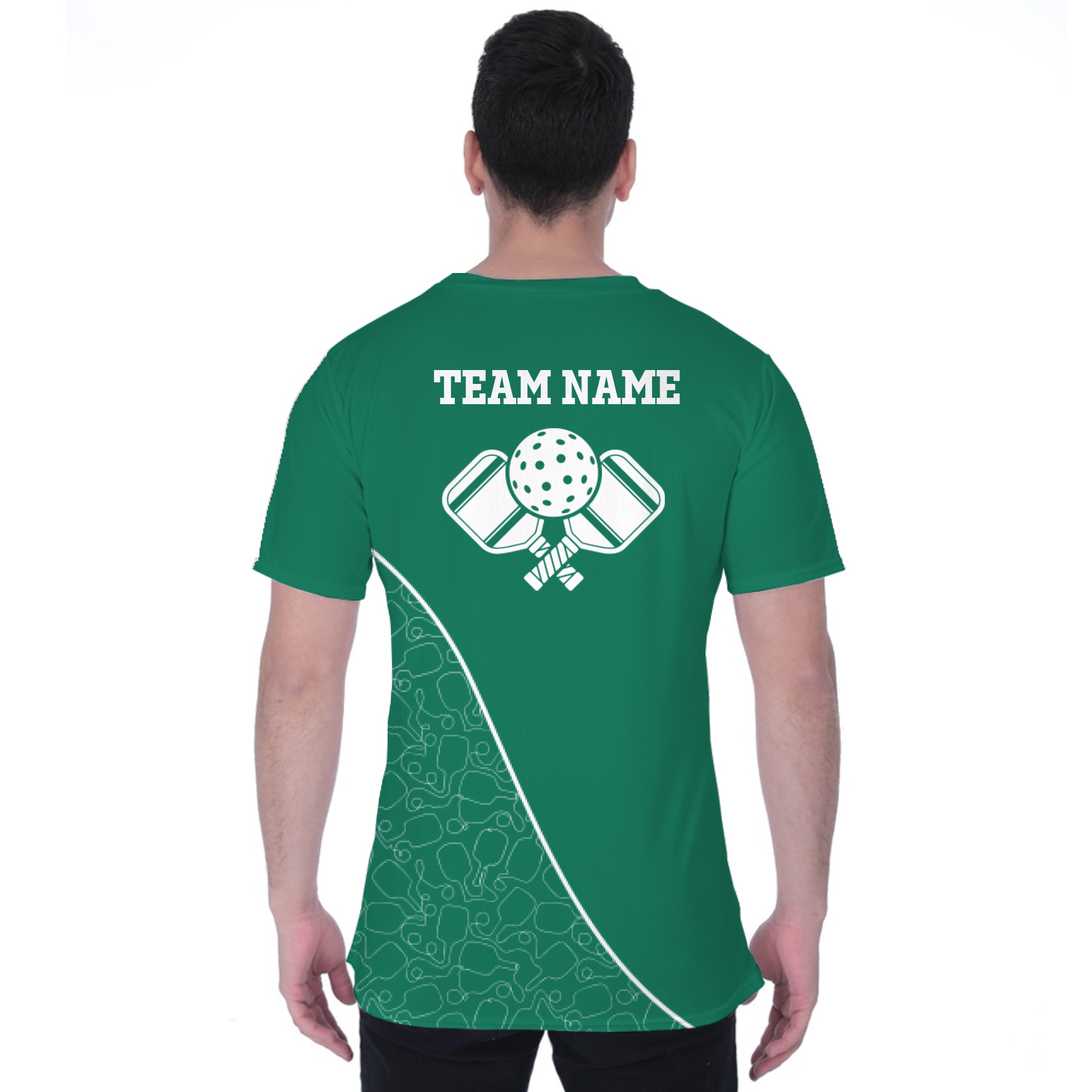 Picklewin Custom Team Logo Moisture-wicking Birdseye T-shirt  - alternate