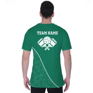 Picklewin Custom Team Logo Moisture-wicking Birdseye T-shirt  – alternate
