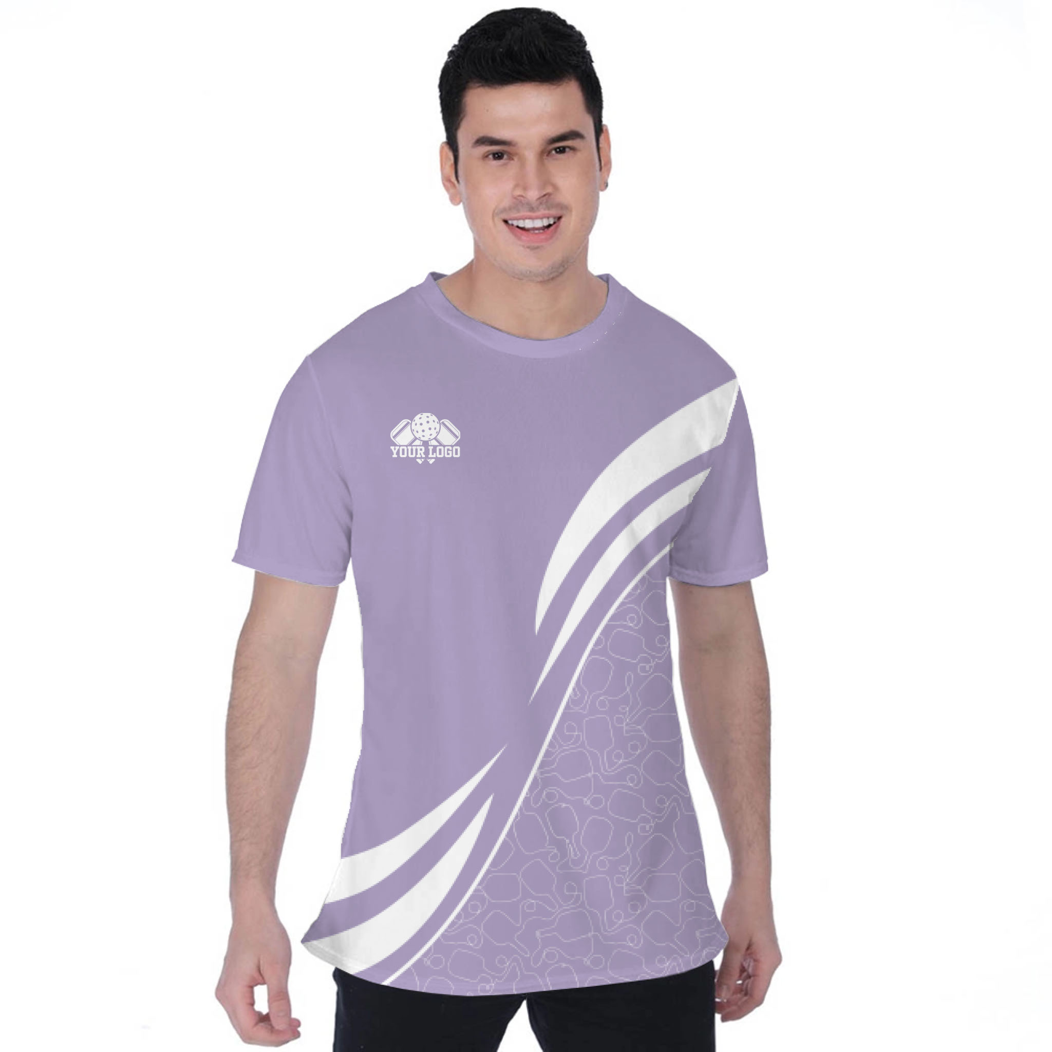 Picklewin Custom Team Logo Moisture-wicking Birdseye T-shirt 