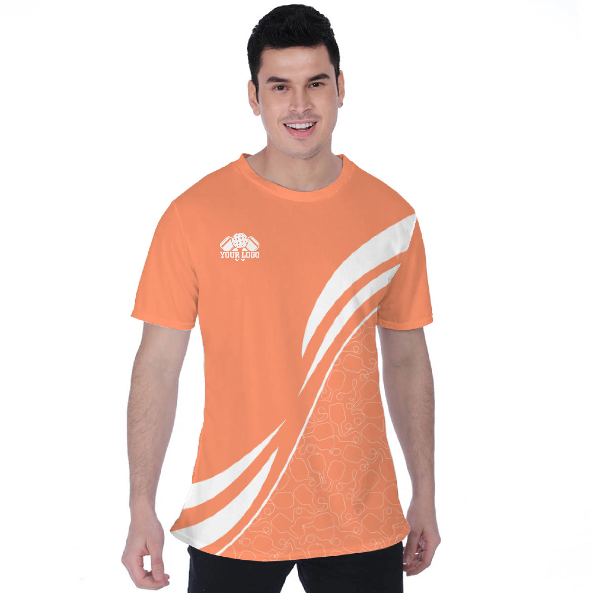 Picklewin Custom Team Logo Moisture-wicking Birdseye T-shirt 