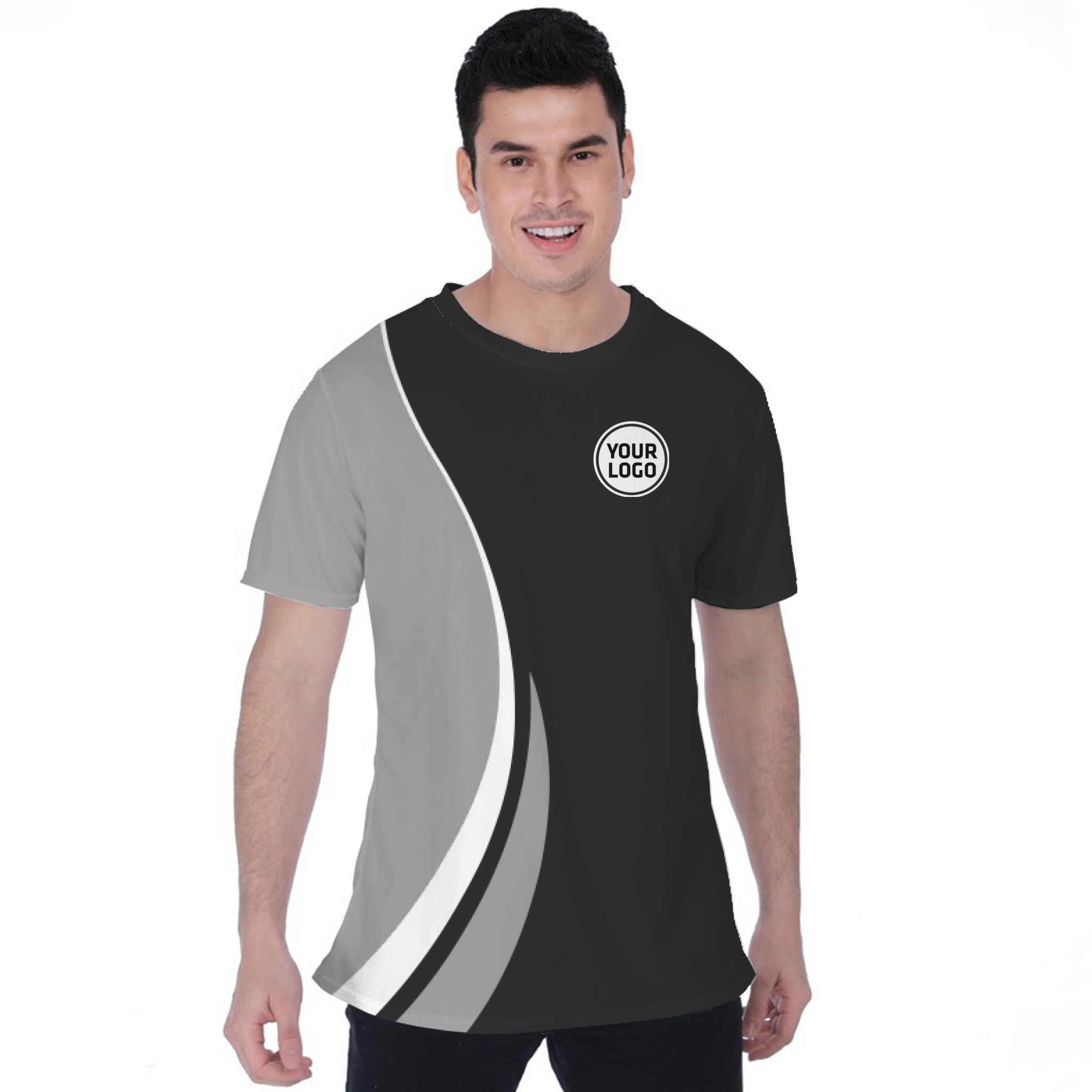Picklewin Custom Team Logo Moisture-wicking T-shirt For Men 