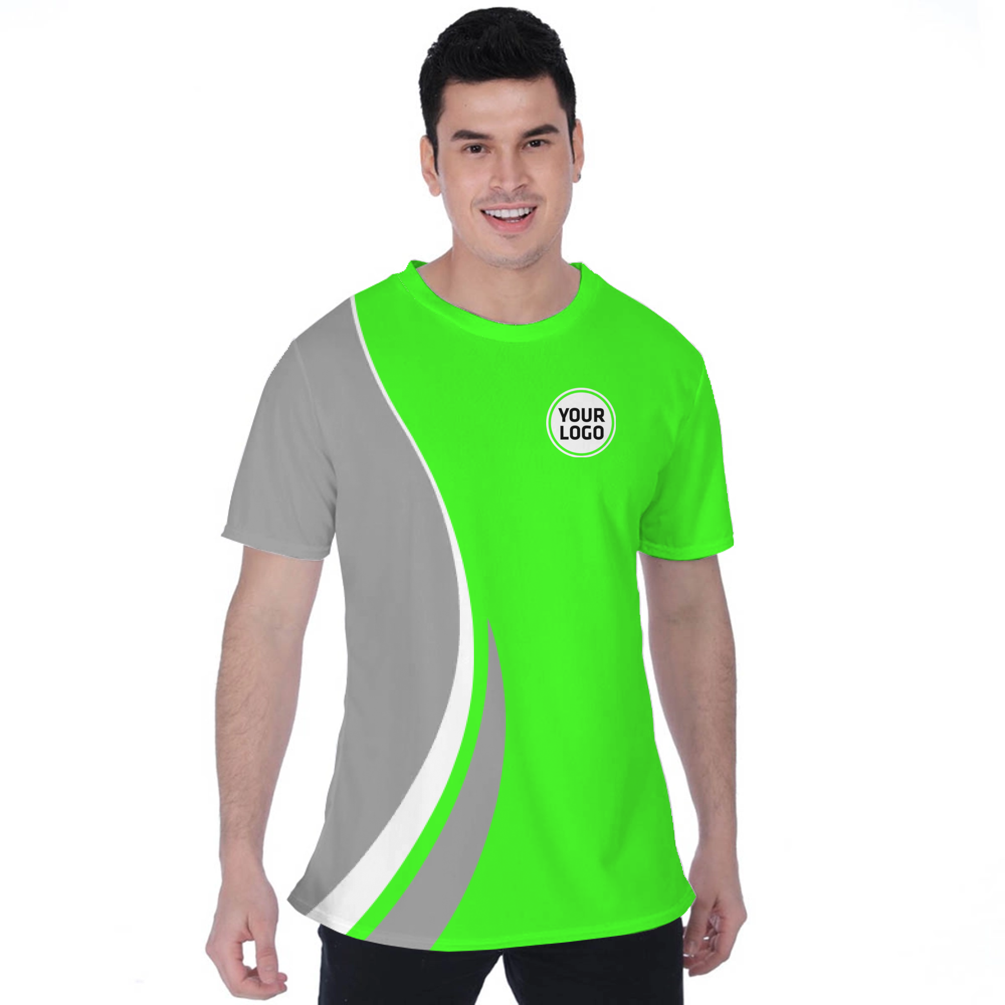 Picklewin Custom Team Logo Moisture-wicking T-shirt For Men 