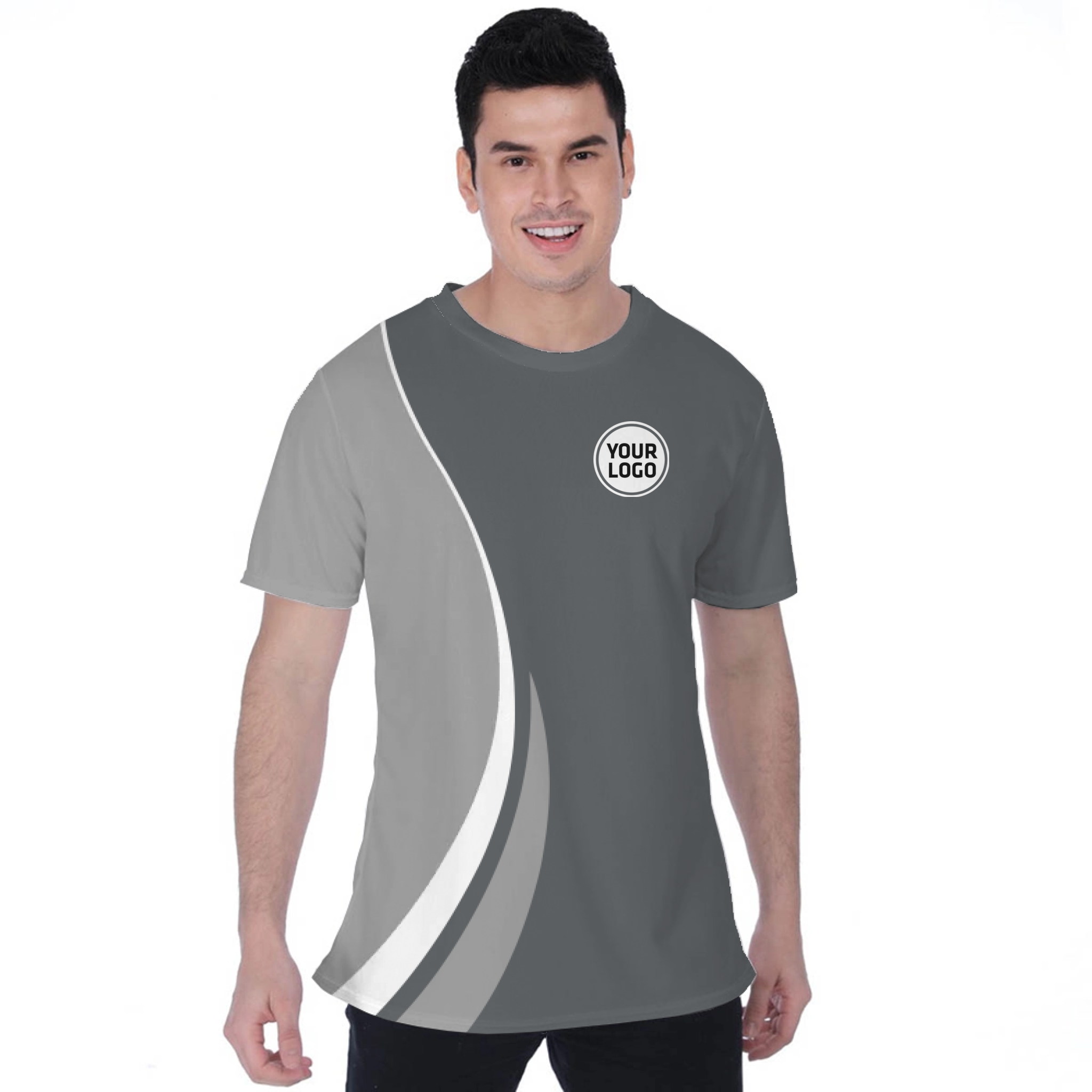 Picklewin Custom Team Logo Moisture-wicking T-shirt For Men 
