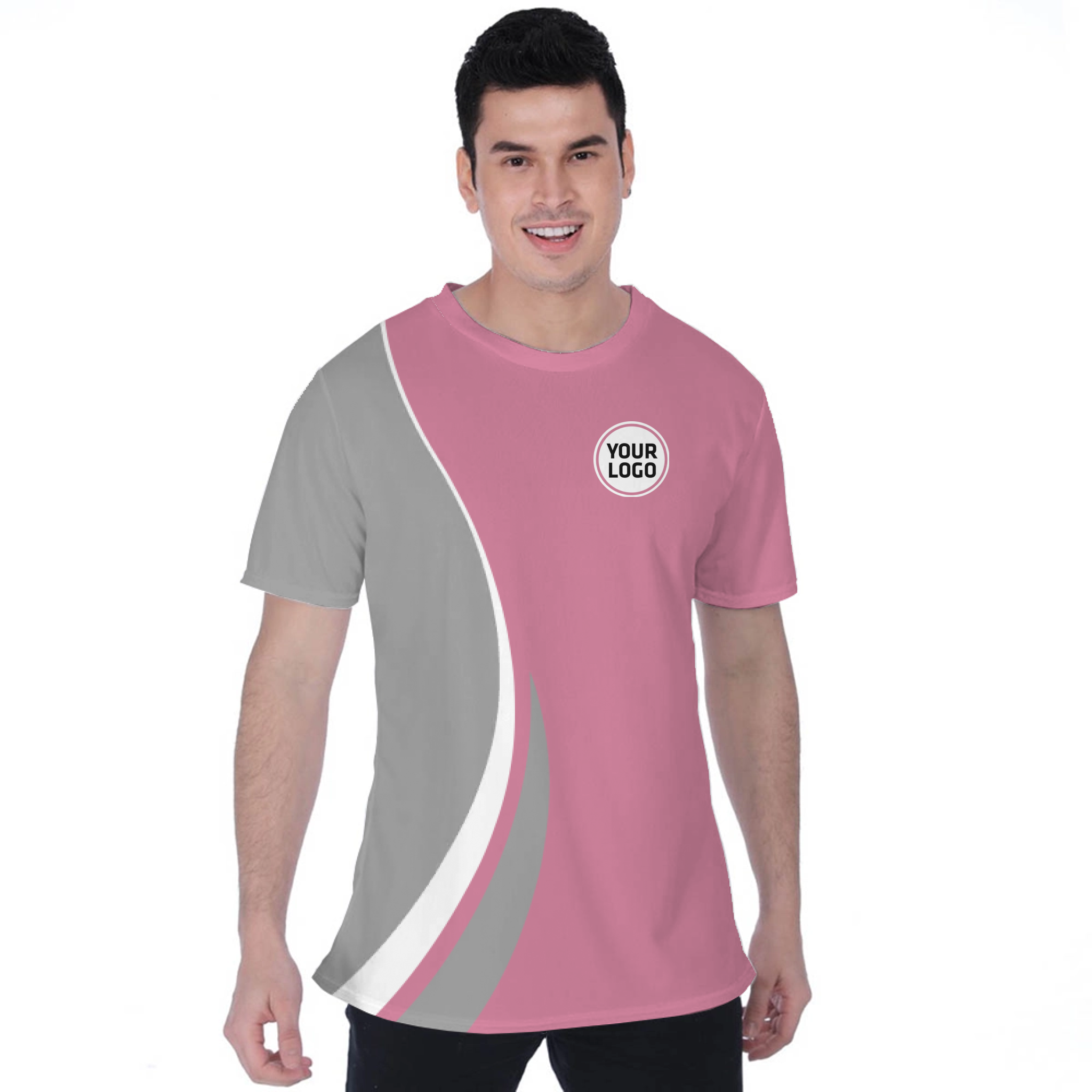 Picklewin Custom Team Logo Moisture-wicking T-shirt For Men 