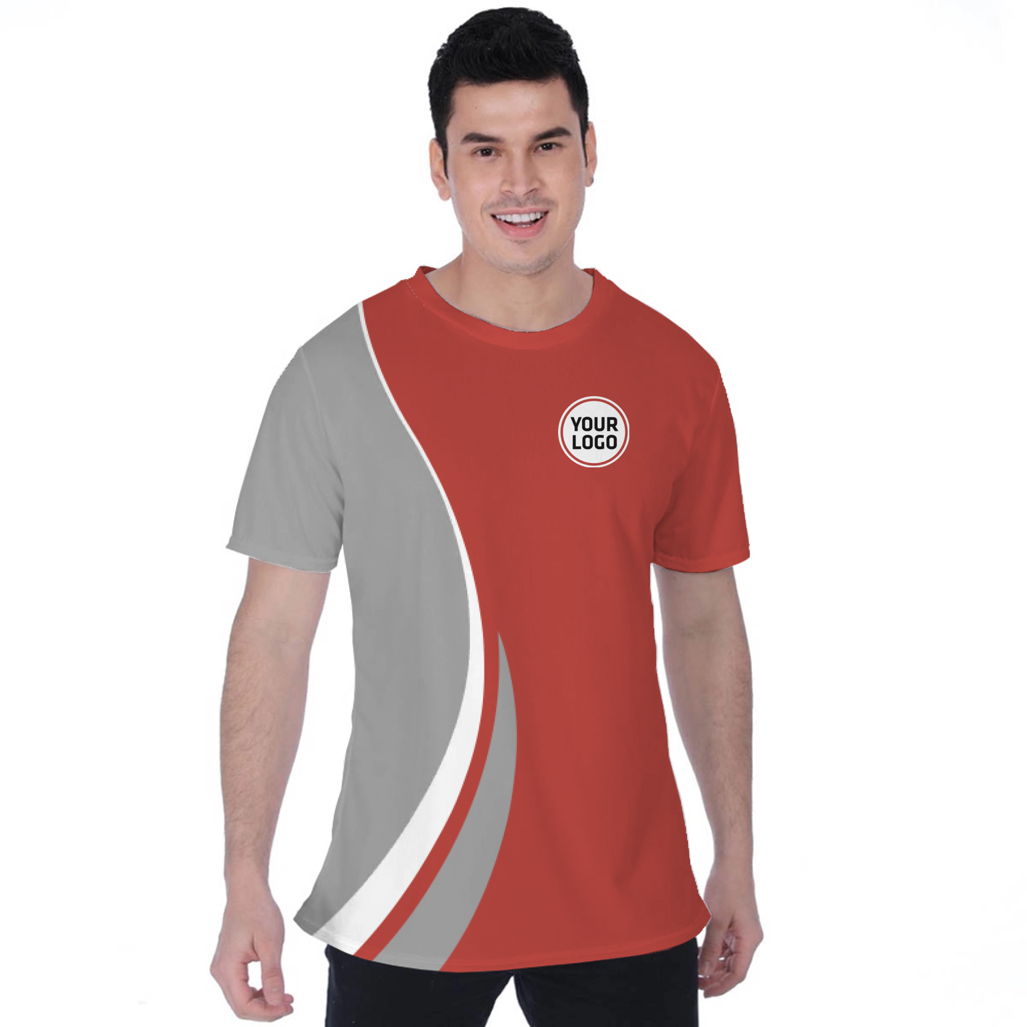 Picklewin Custom Team Logo Moisture-wicking T-shirt For Men 