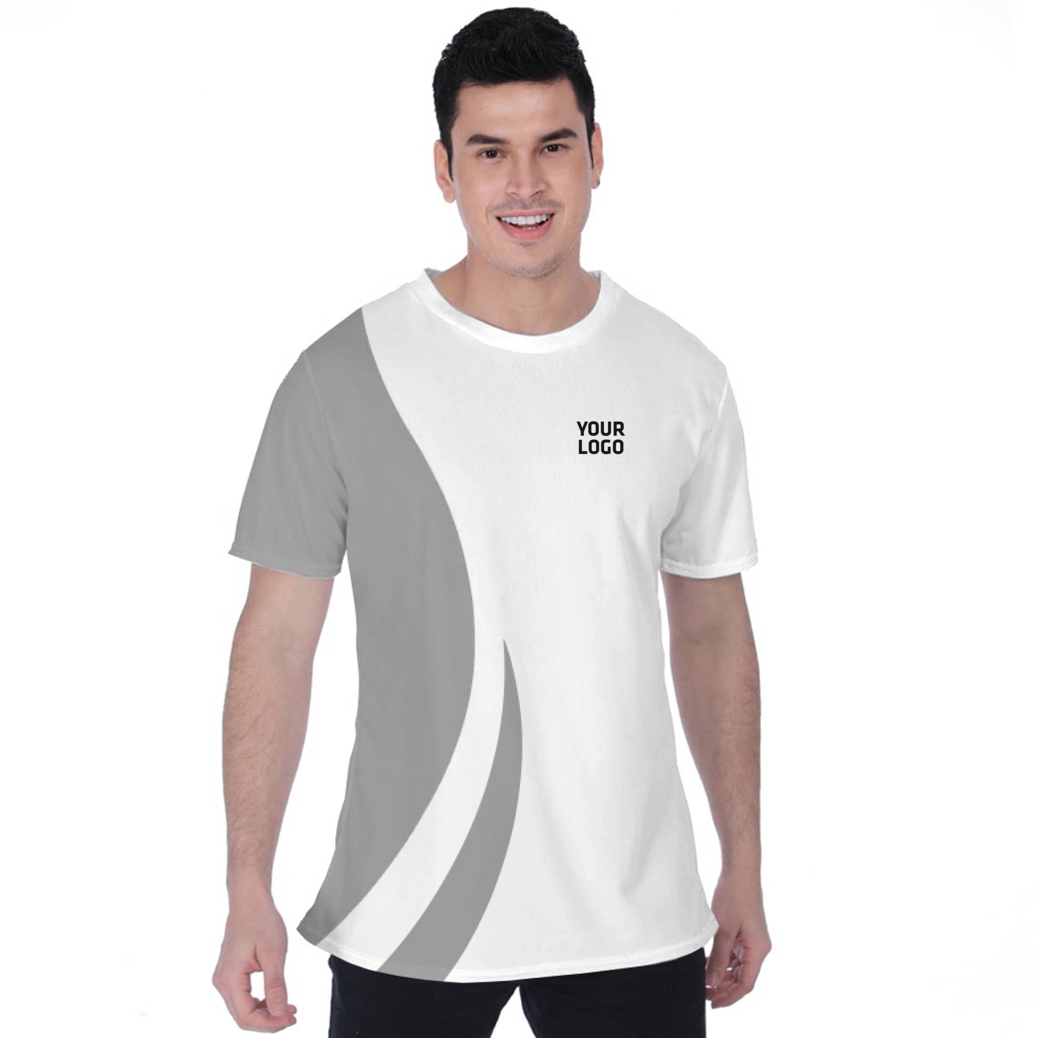 Picklewin Custom Team Logo Moisture-wicking T-shirt For Men 