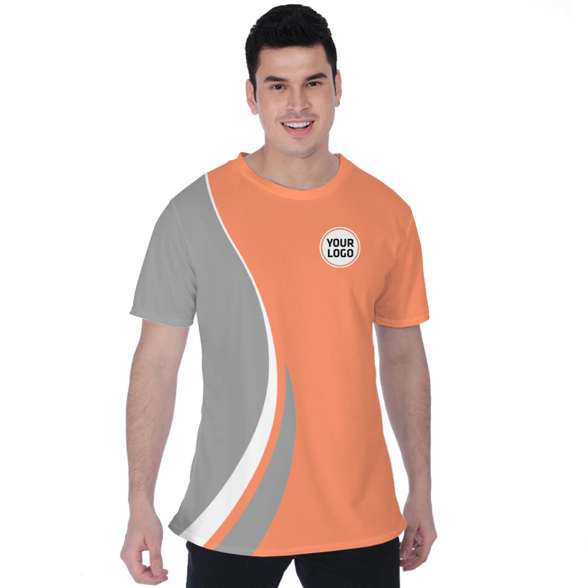 Picklewin Custom Team Logo Moisture-wicking T-shirt For Men 