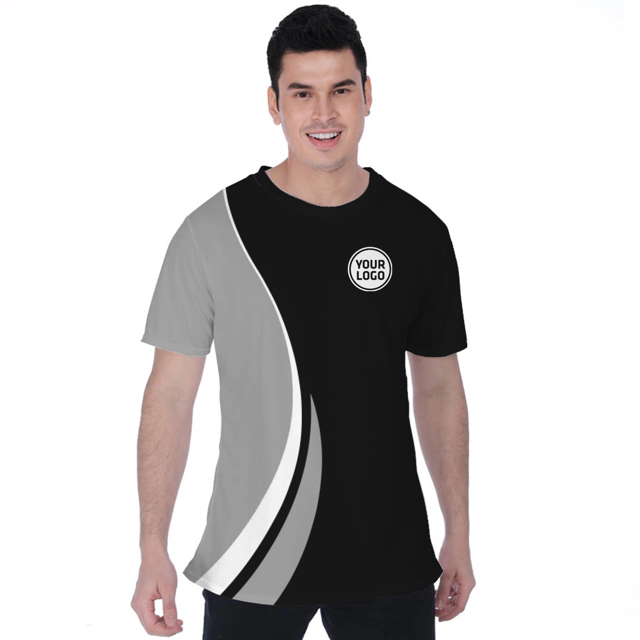 Picklewin Custom Team Logo Moisture-wicking T-shirt For Men 