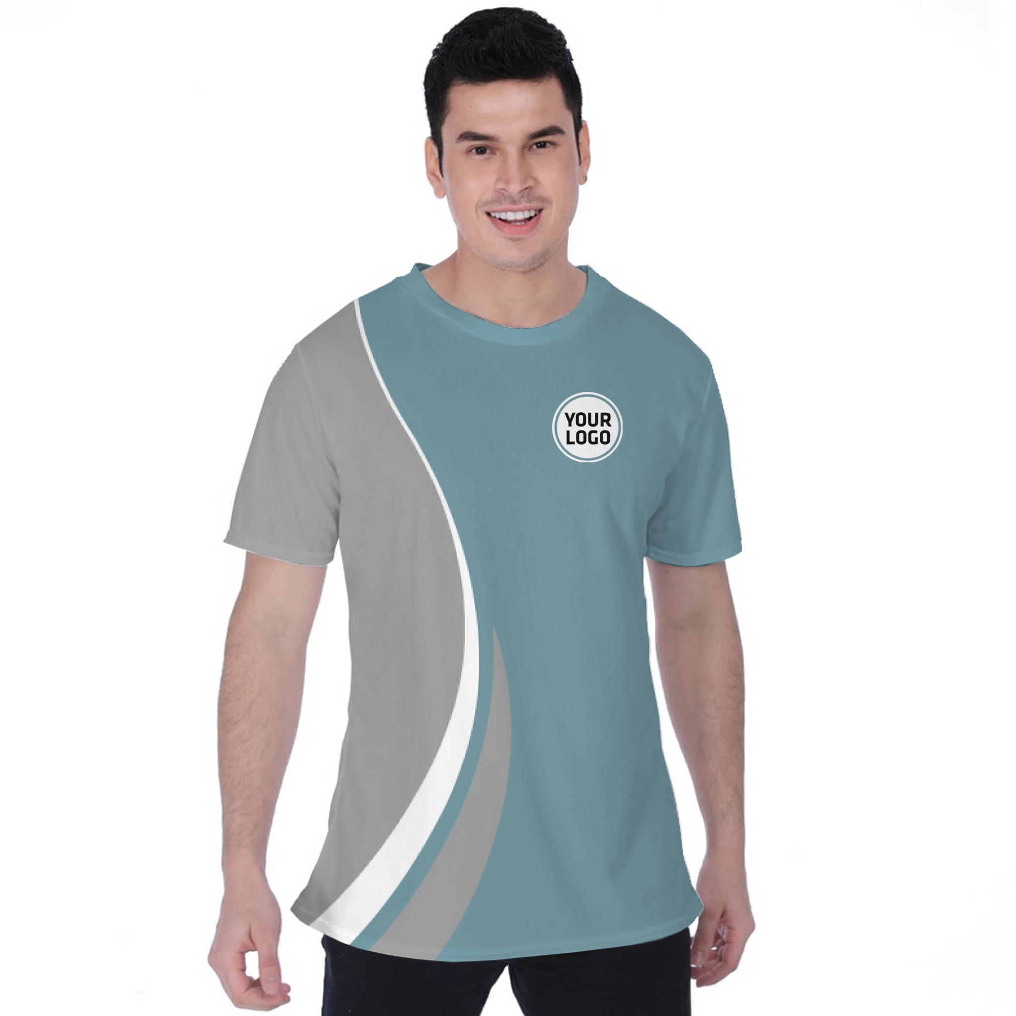 Picklewin Custom Team Logo Moisture-wicking T-shirt For Men 