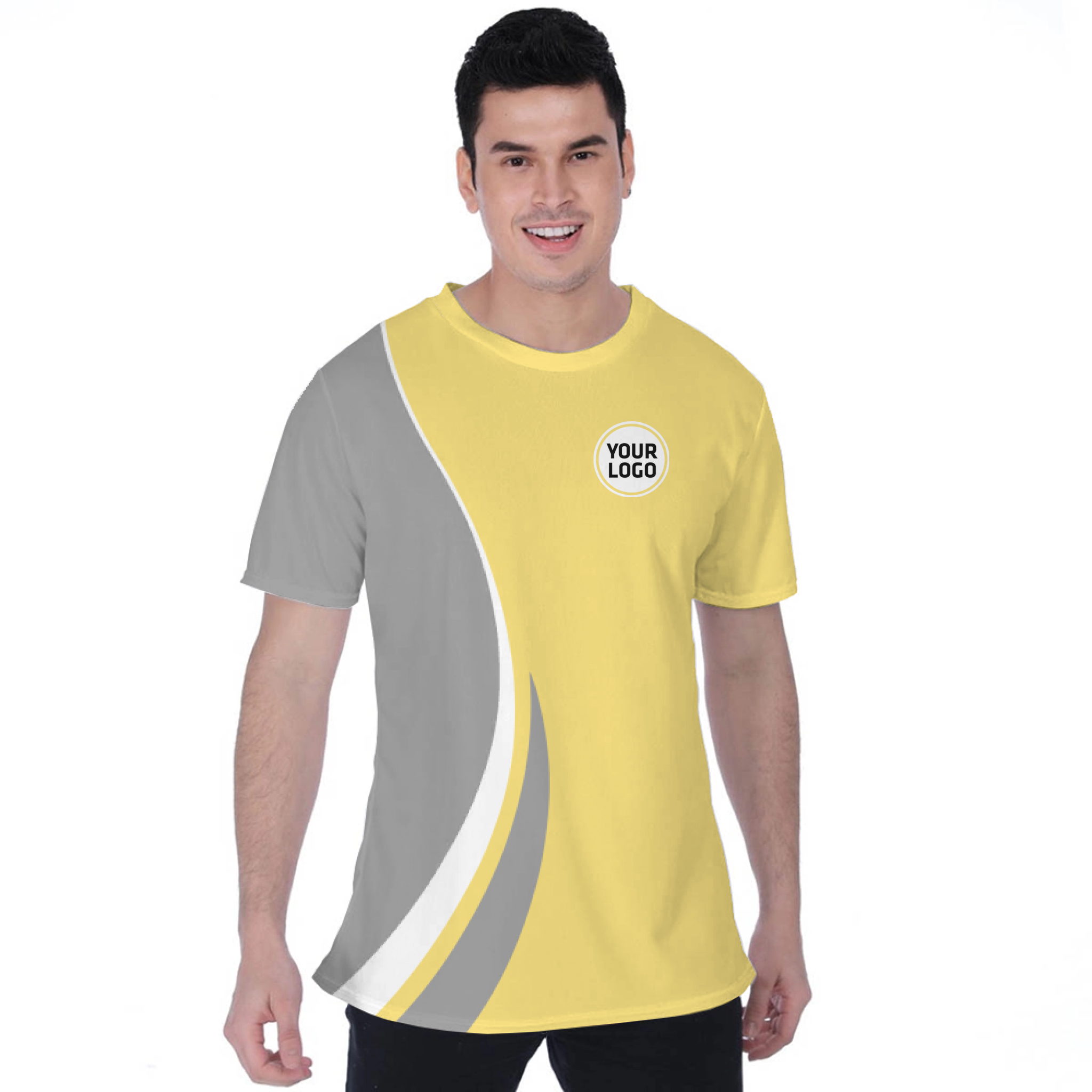 Picklewin Custom Team Logo Moisture-wicking T-shirt For Men 