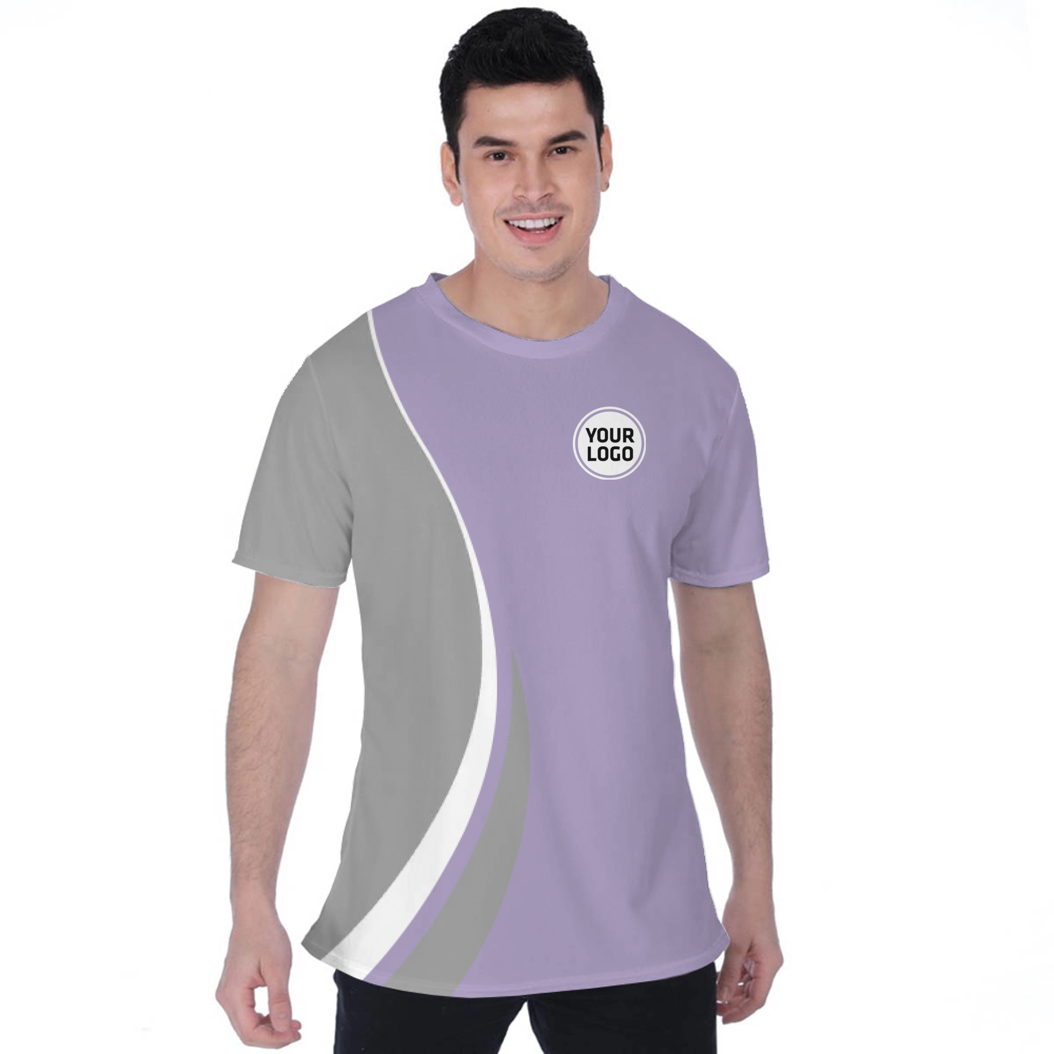 Picklewin Custom Team Logo Moisture-wicking T-shirt For Men 
