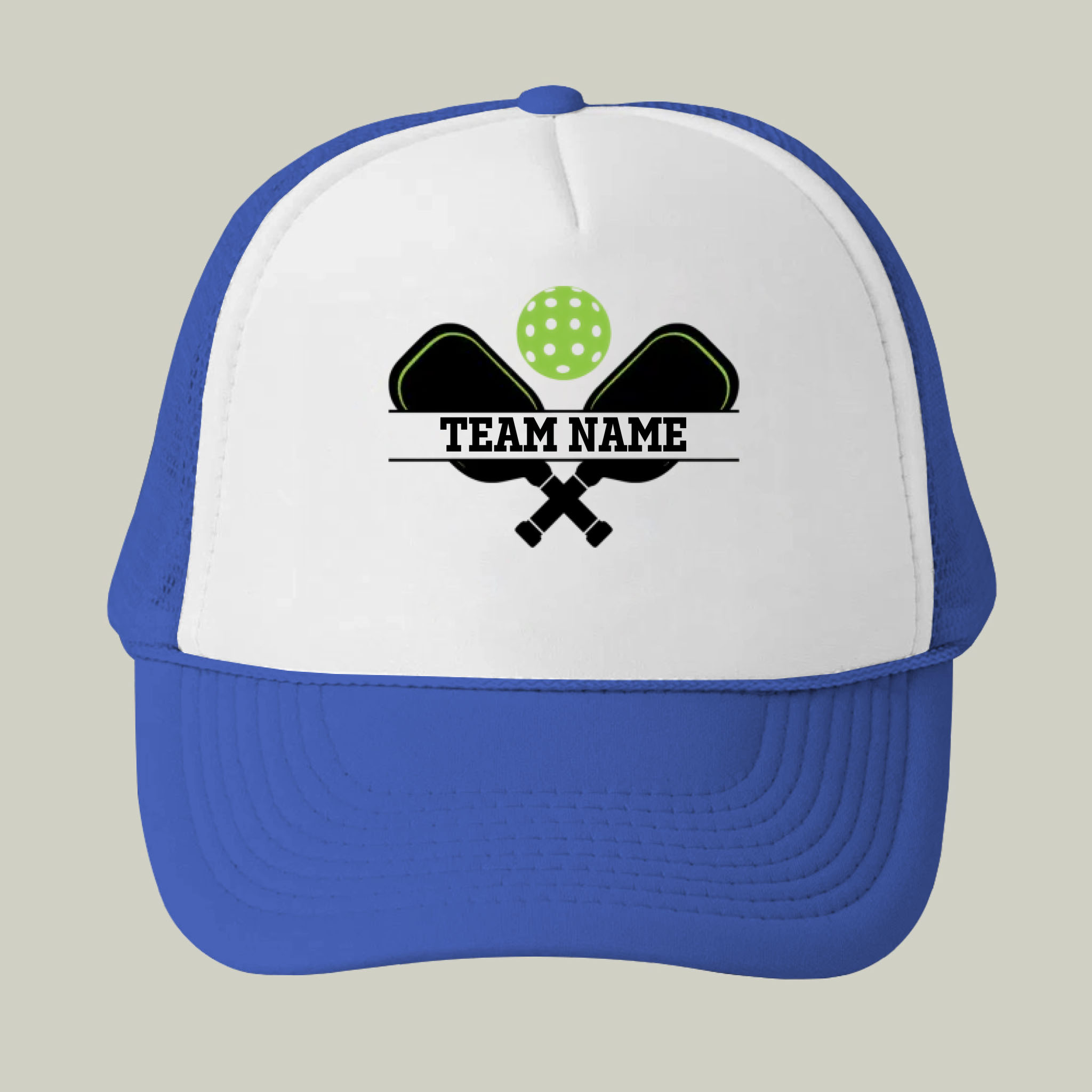Picklewin Custom Team Name Pickleball Men Trucker Cap Live Preview 
