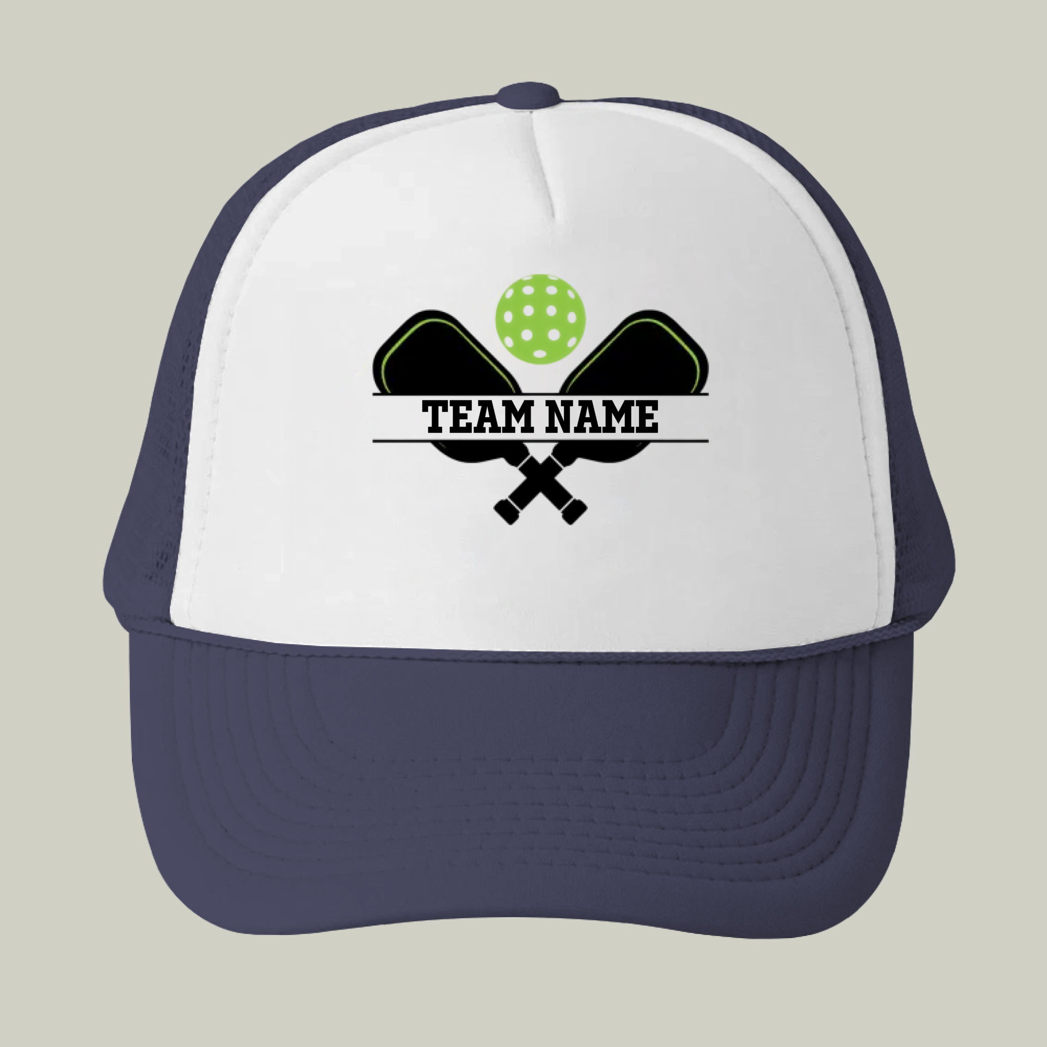 Picklewin Custom Team Name Pickleball Men Trucker Cap Live Preview 