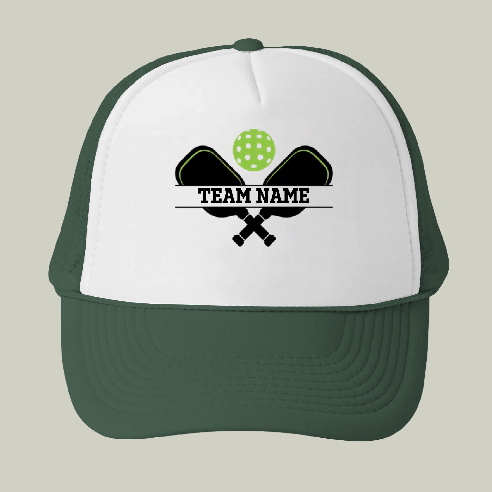 Picklewin Custom Team Name Pickleball Men Trucker Cap Live Preview 