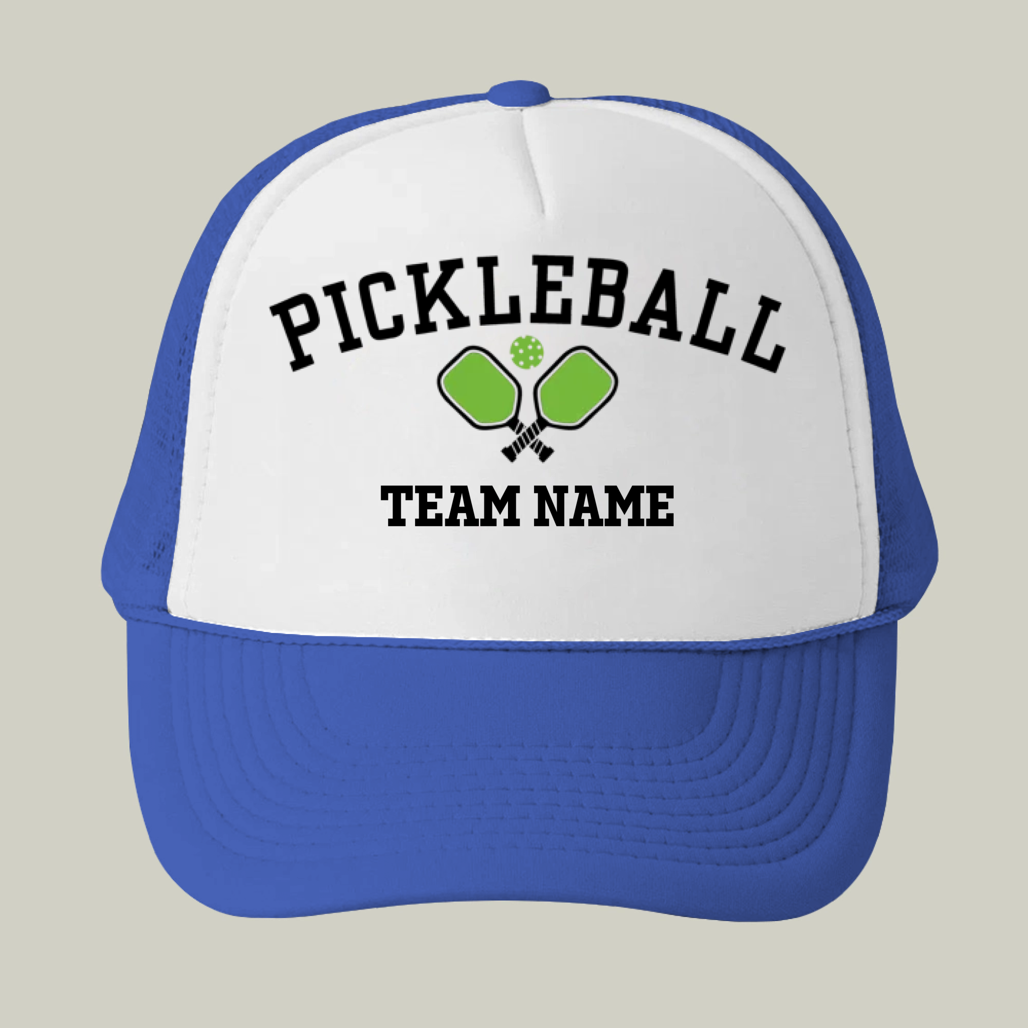 Picklewin Custom Team Name Pickleball Trucker Cap For Men