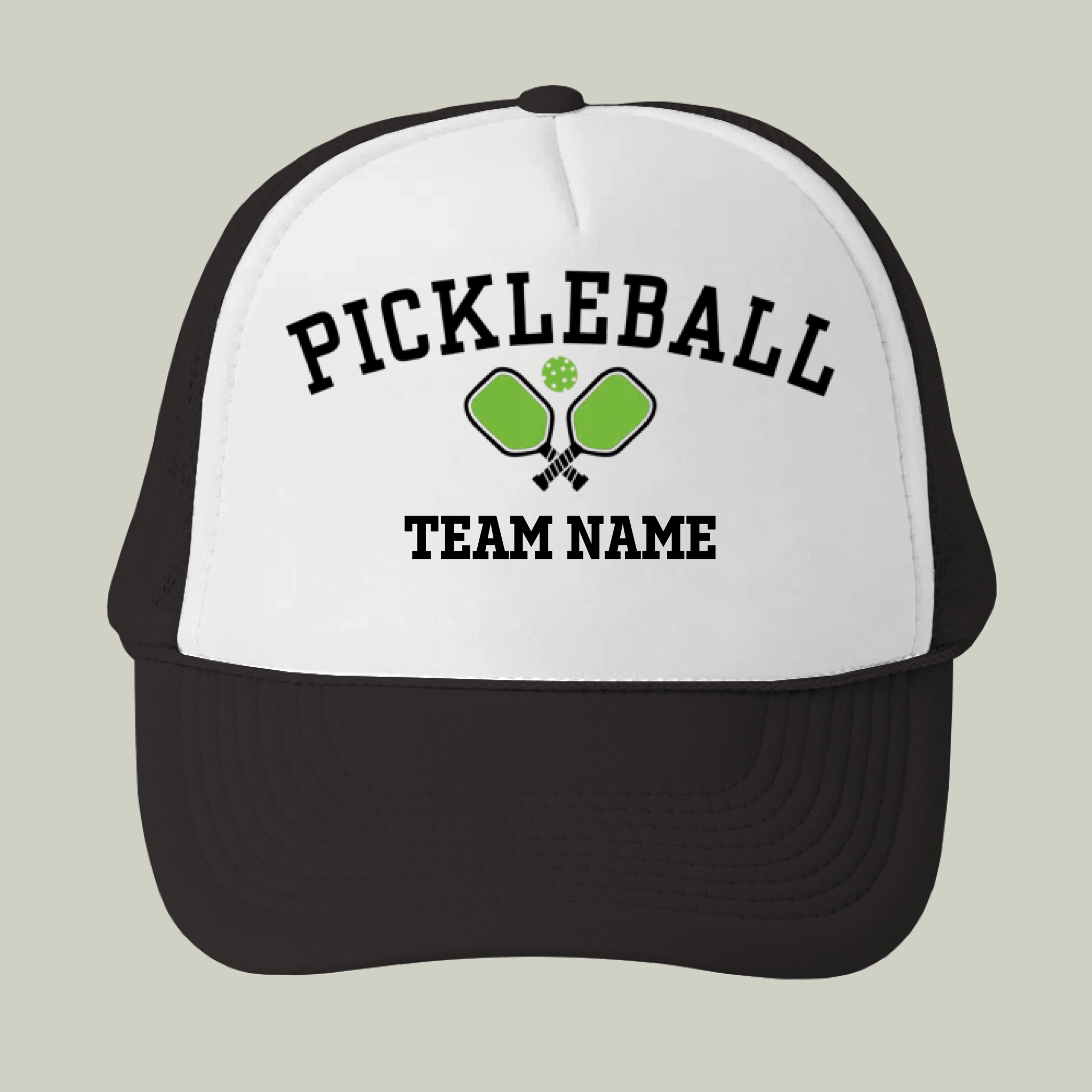 Picklewin Custom Team Name Pickleball Trucker Cap For Men