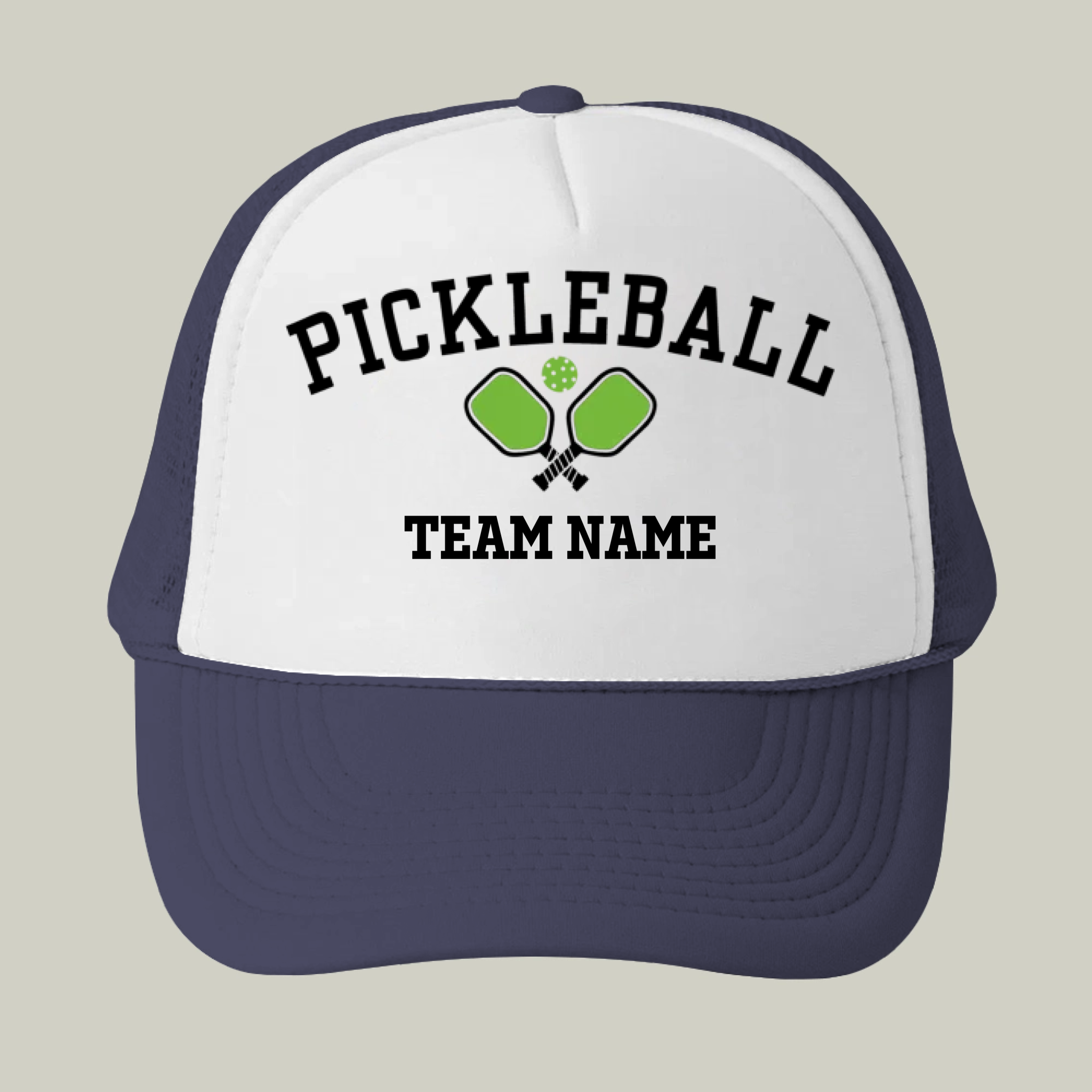 Picklewin Custom Team Name Pickleball Trucker Cap For Men