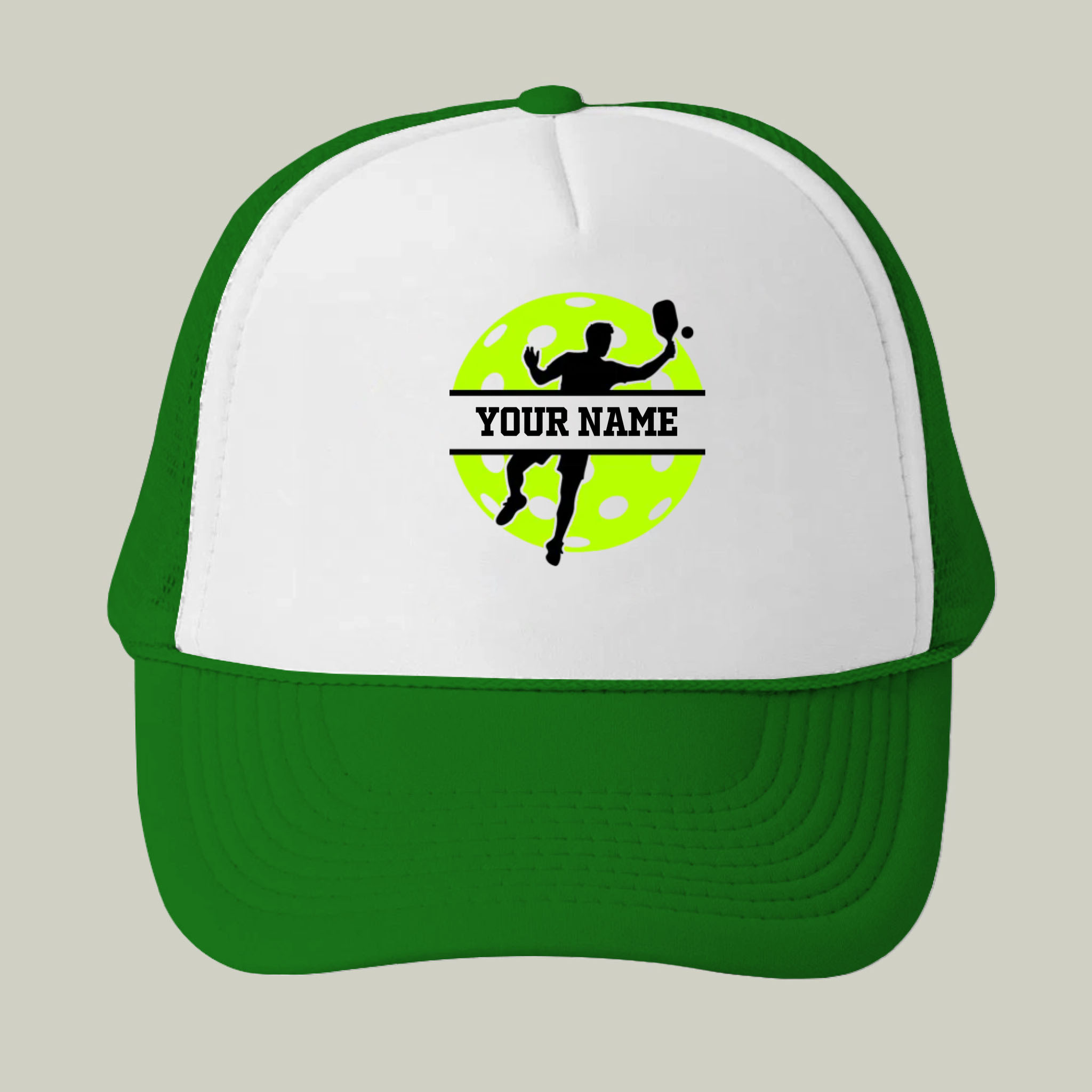 Picklewin Custom Your Name Pickleball Tournament Men Trucker Cap 