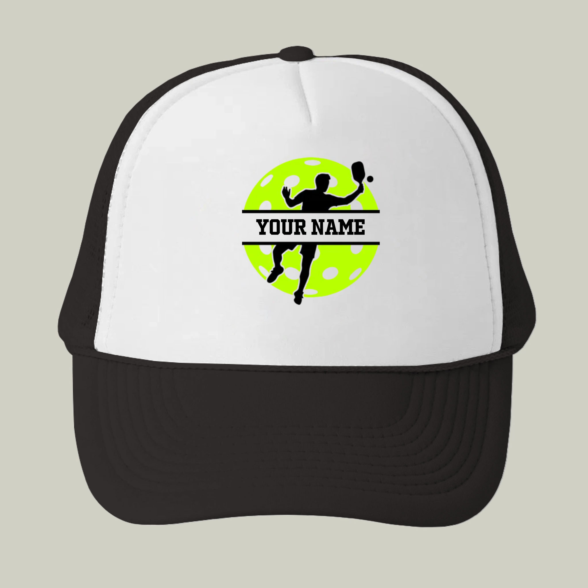 Picklewin Custom Your Name Pickleball Tournament Men Trucker Cap 
