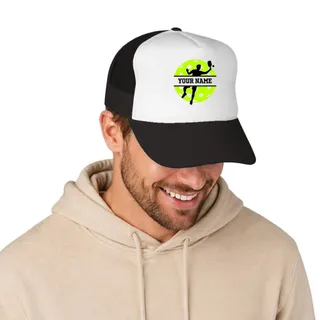 Picklewin Custom Your Name Pickleball Tournament Men Trucker Cap 