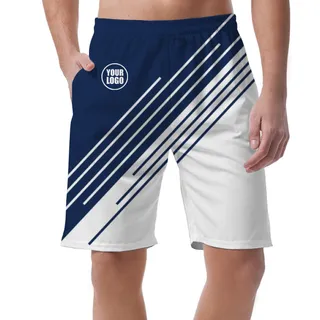 Picklewin Customized Short Pants For Men With Stripe Design