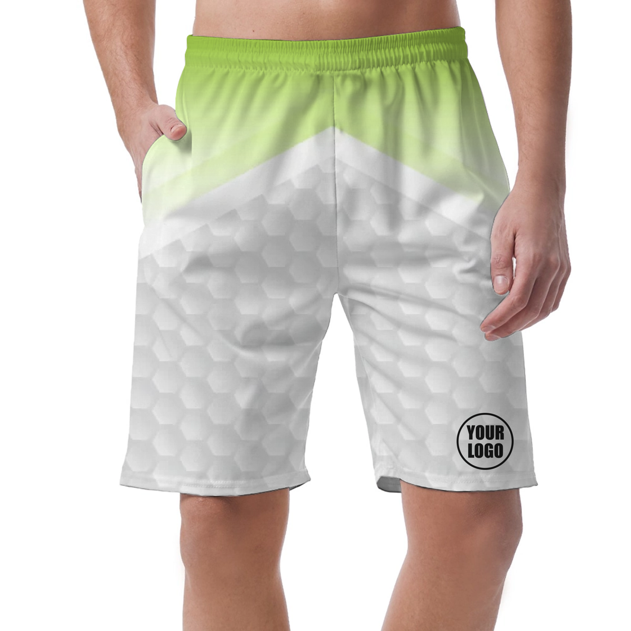 Picklewin Customized Short Pants With Gradient Pattern For Men