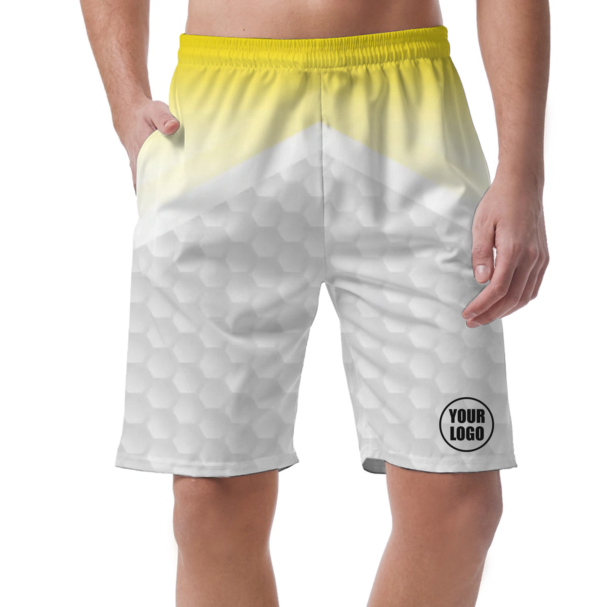 Picklewin Customized Short Pants With Gradient Pattern For Men