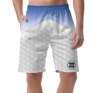 Picklewin Customized Short Pants With Gradient Pattern For Men
