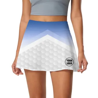 Picklewin Customized Skort With Gradient Pattern For Women