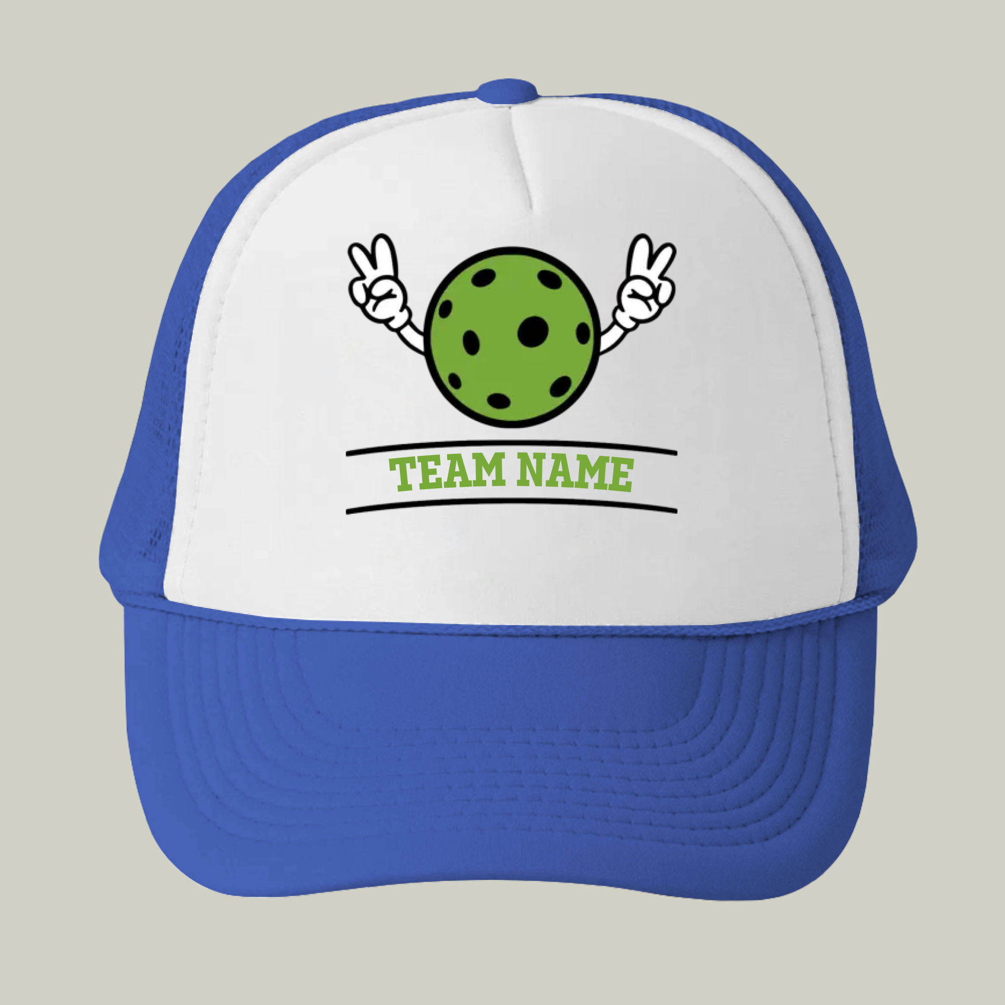 Picklewin Funny Custom Name Pickleball Men Trucker Cap 