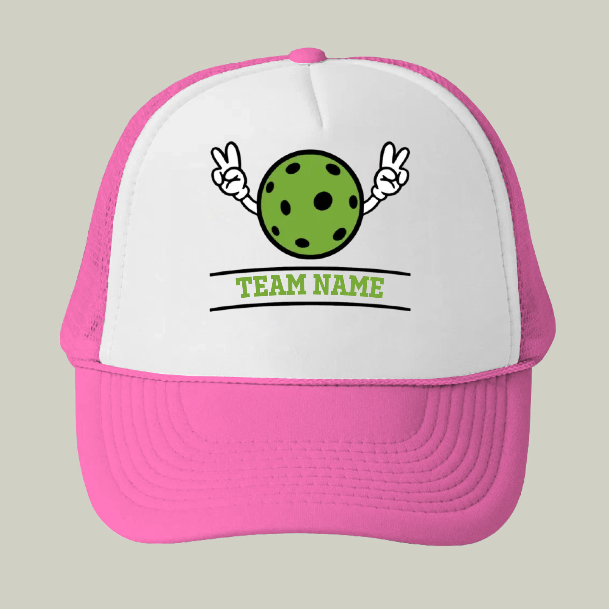 Picklewin Funny Custom Name Pickleball Men Trucker Cap 