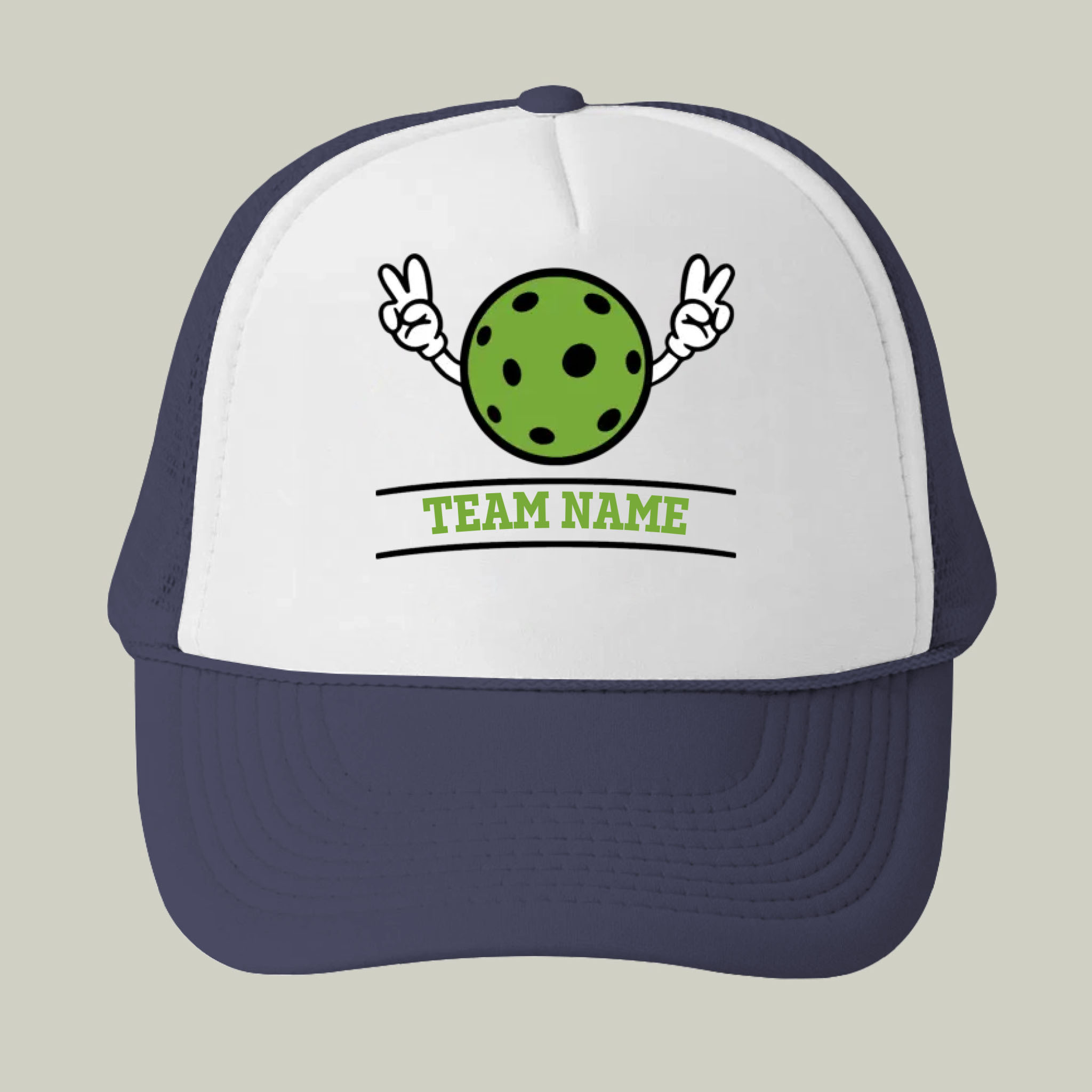 Picklewin Funny Custom Name Pickleball Men Trucker Cap 
