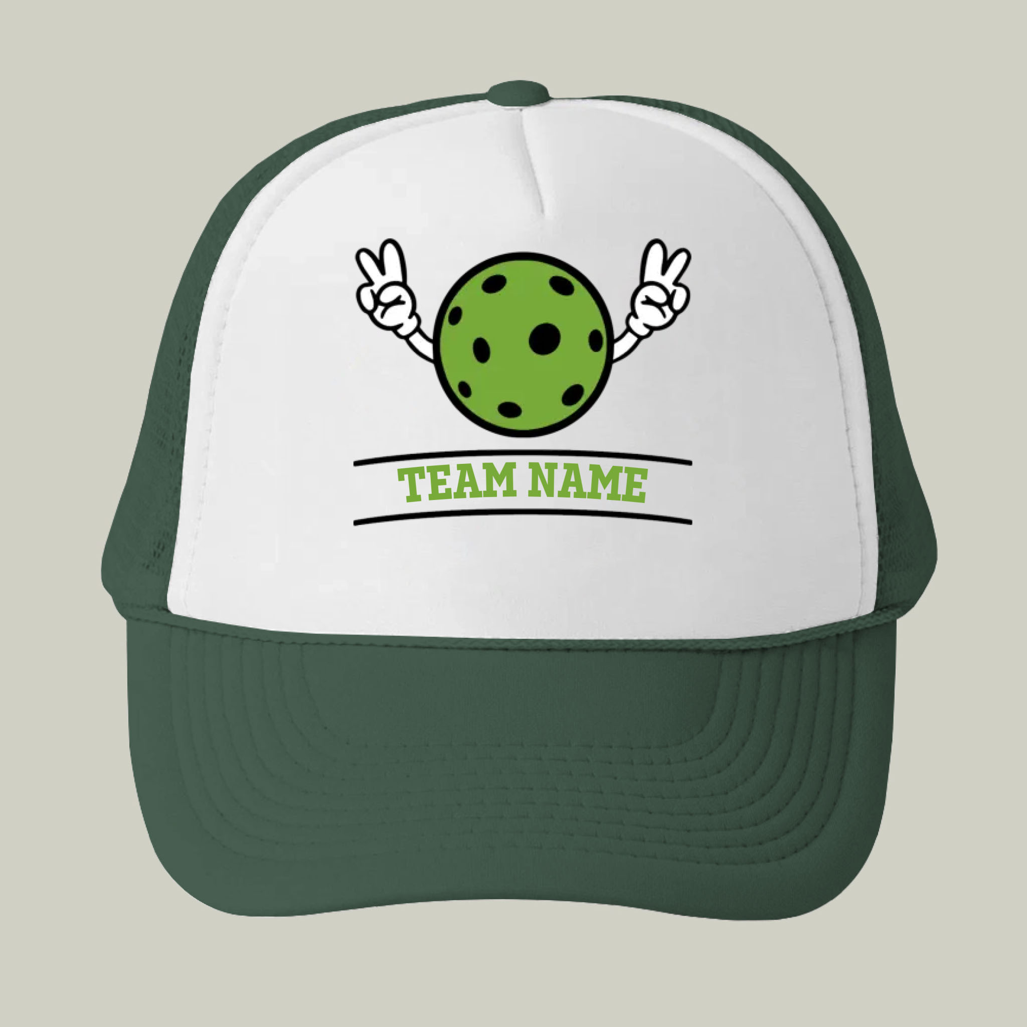 Picklewin Funny Custom Name Pickleball Men Trucker Cap 