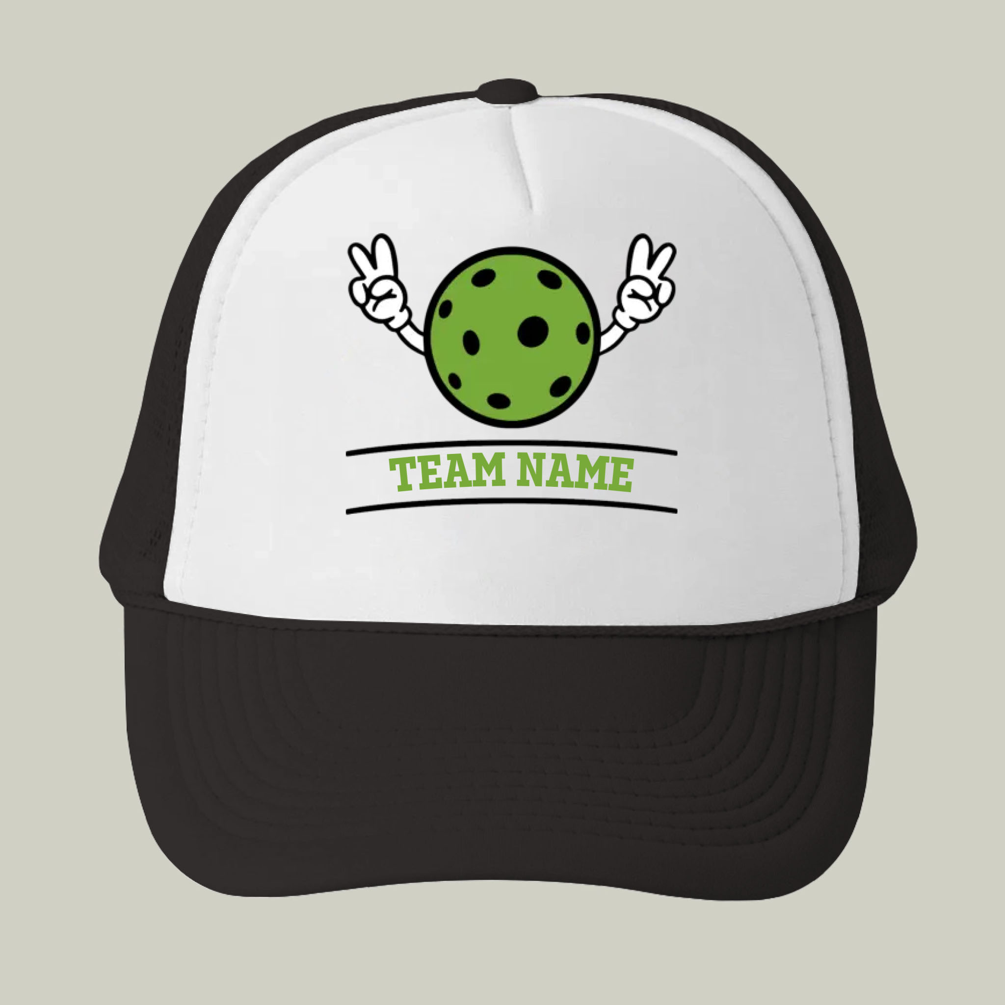 Picklewin Funny Custom Name Pickleball Men Trucker Cap 