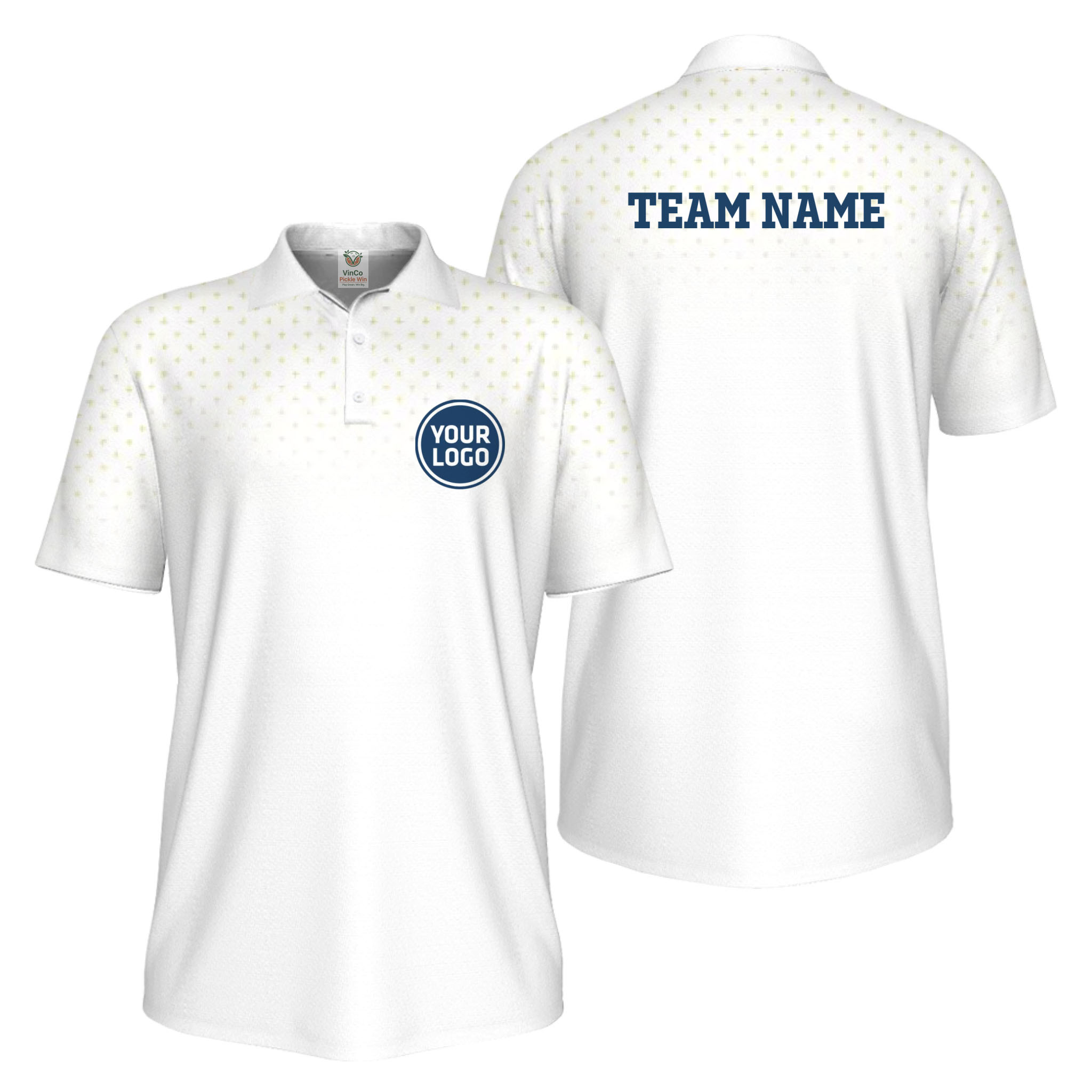 Picklewin Gradient Custom Team Identity Performance UV Protection Men Polo Shirt 