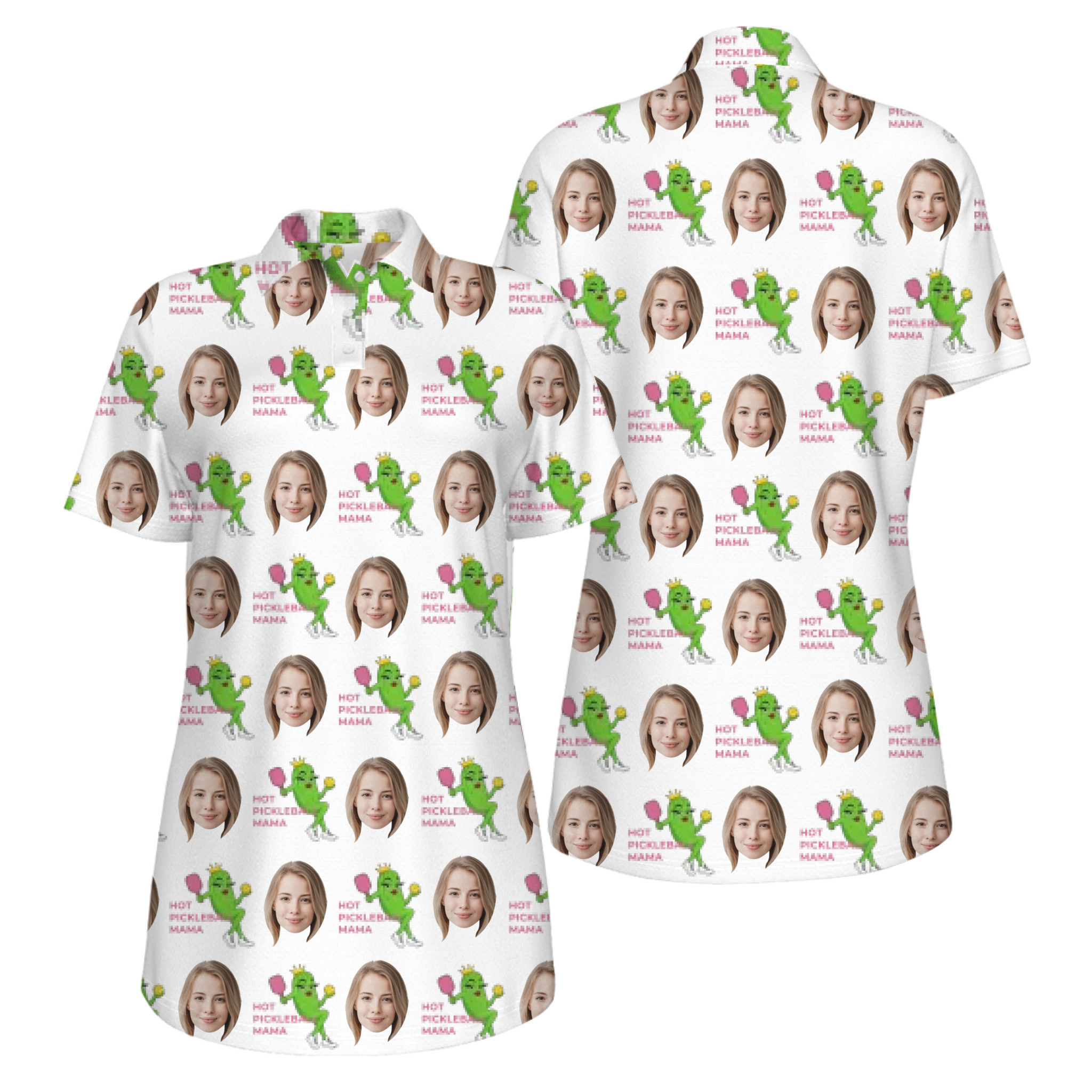 Picklewin Happy Mother's Day UV Protection Polo Shirt