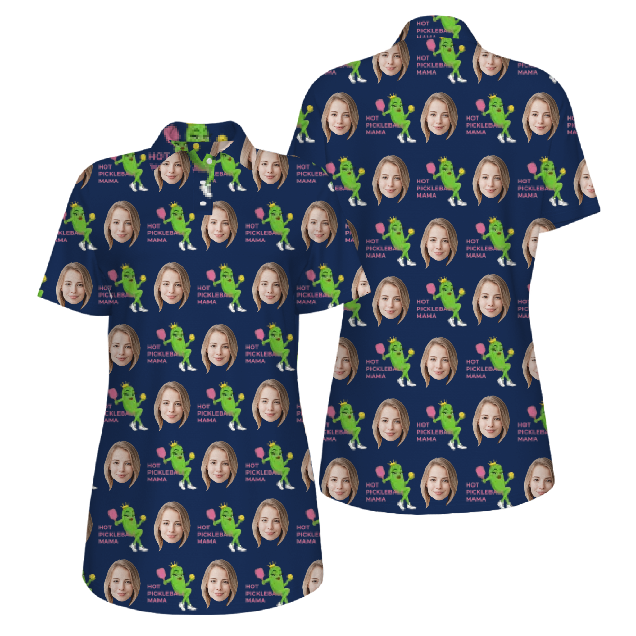Picklewin Happy Mother's Day UV Protection Polo Shirt