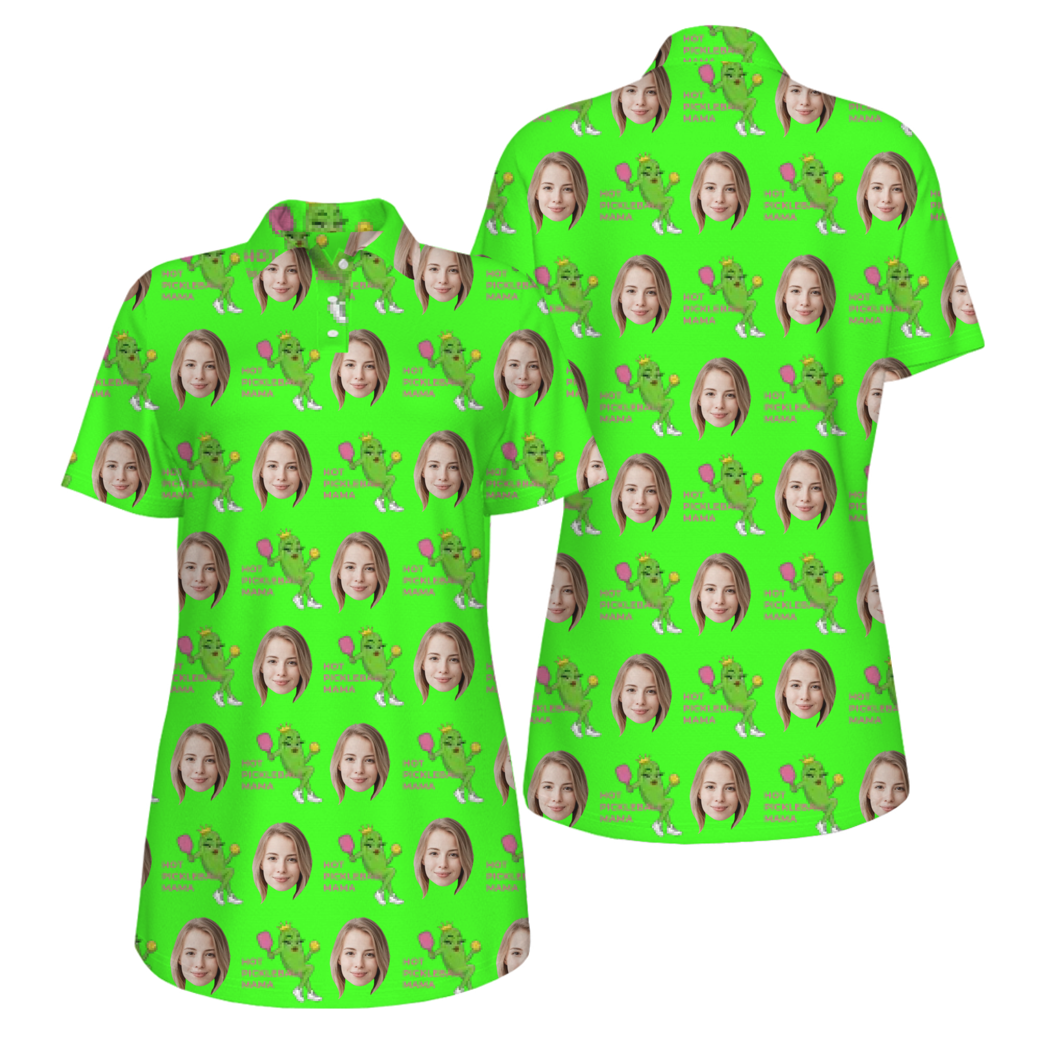 Picklewin Happy Mother's Day UV Protection Polo Shirt