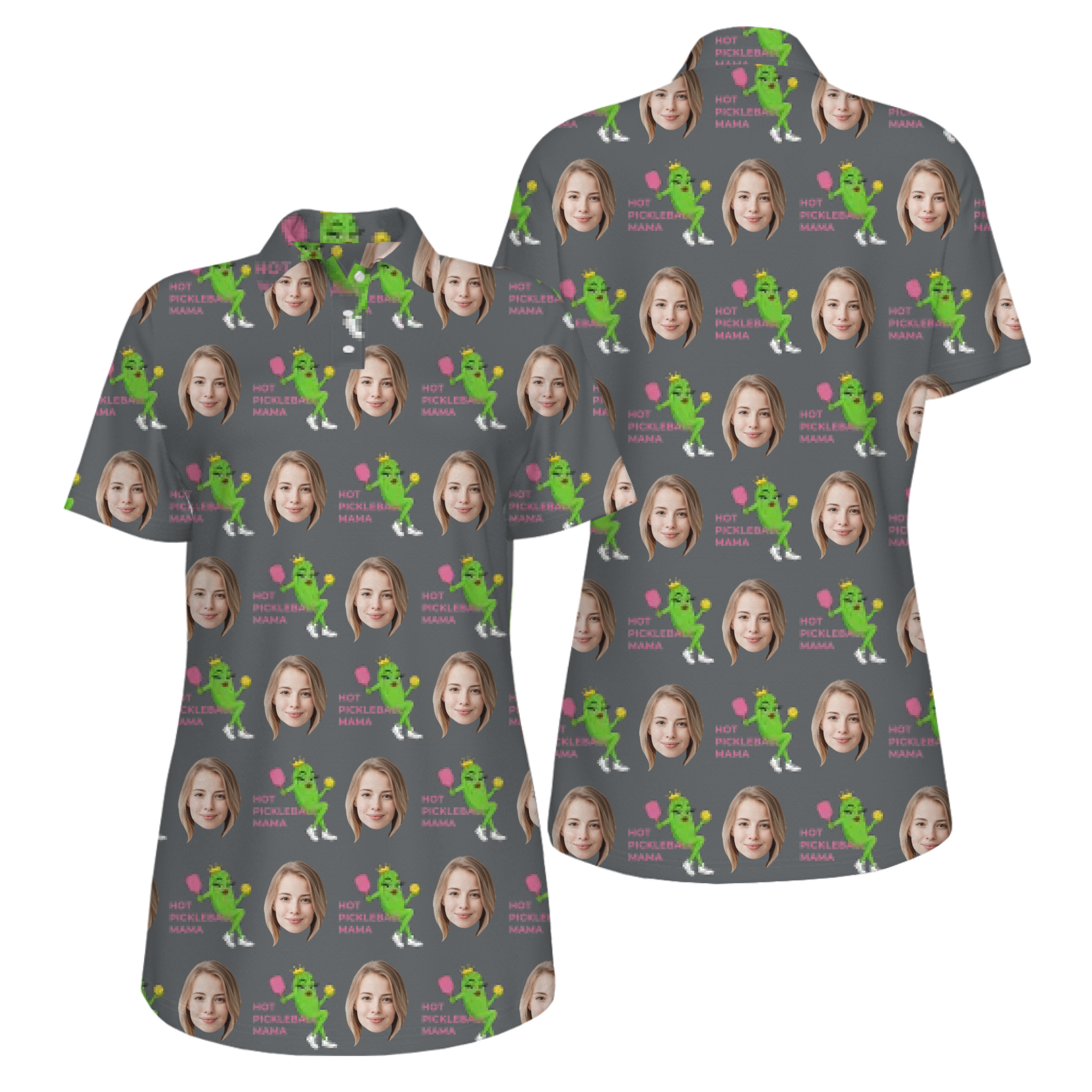Picklewin Happy Mother's Day UV Protection Polo Shirt